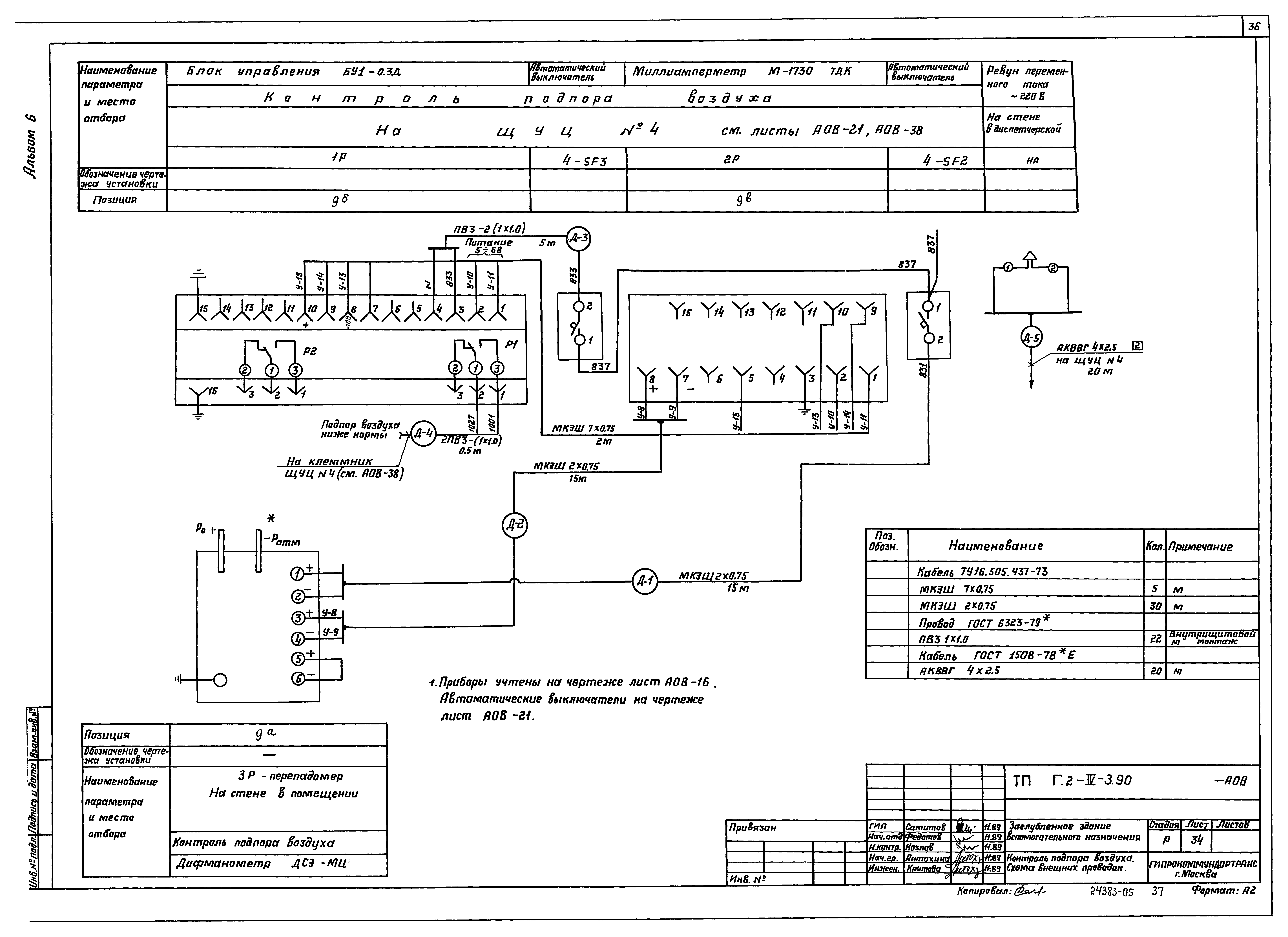 Типовой проект Г.2-IV-3.90