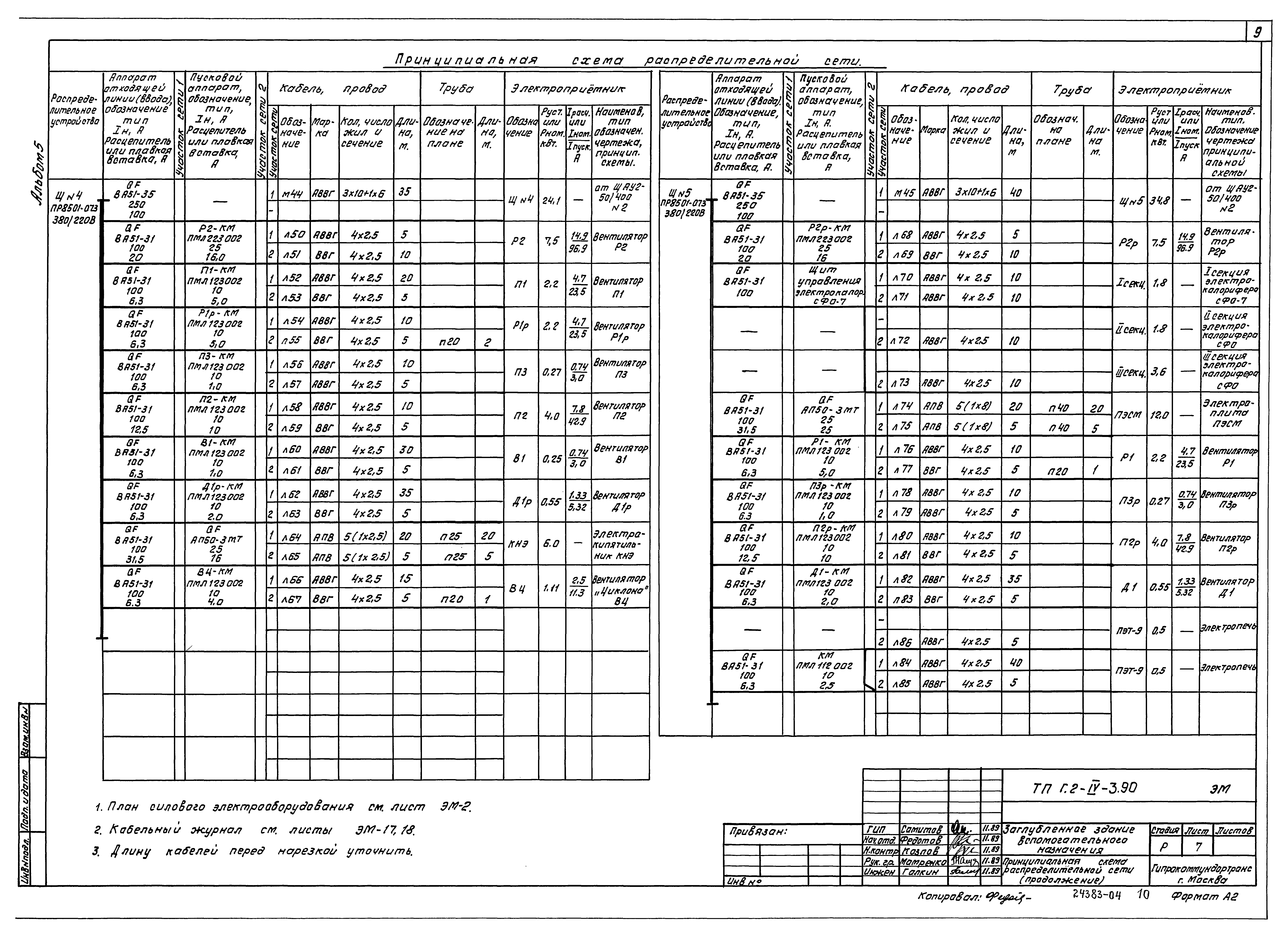 Типовой проект Г.2-IV-3.90