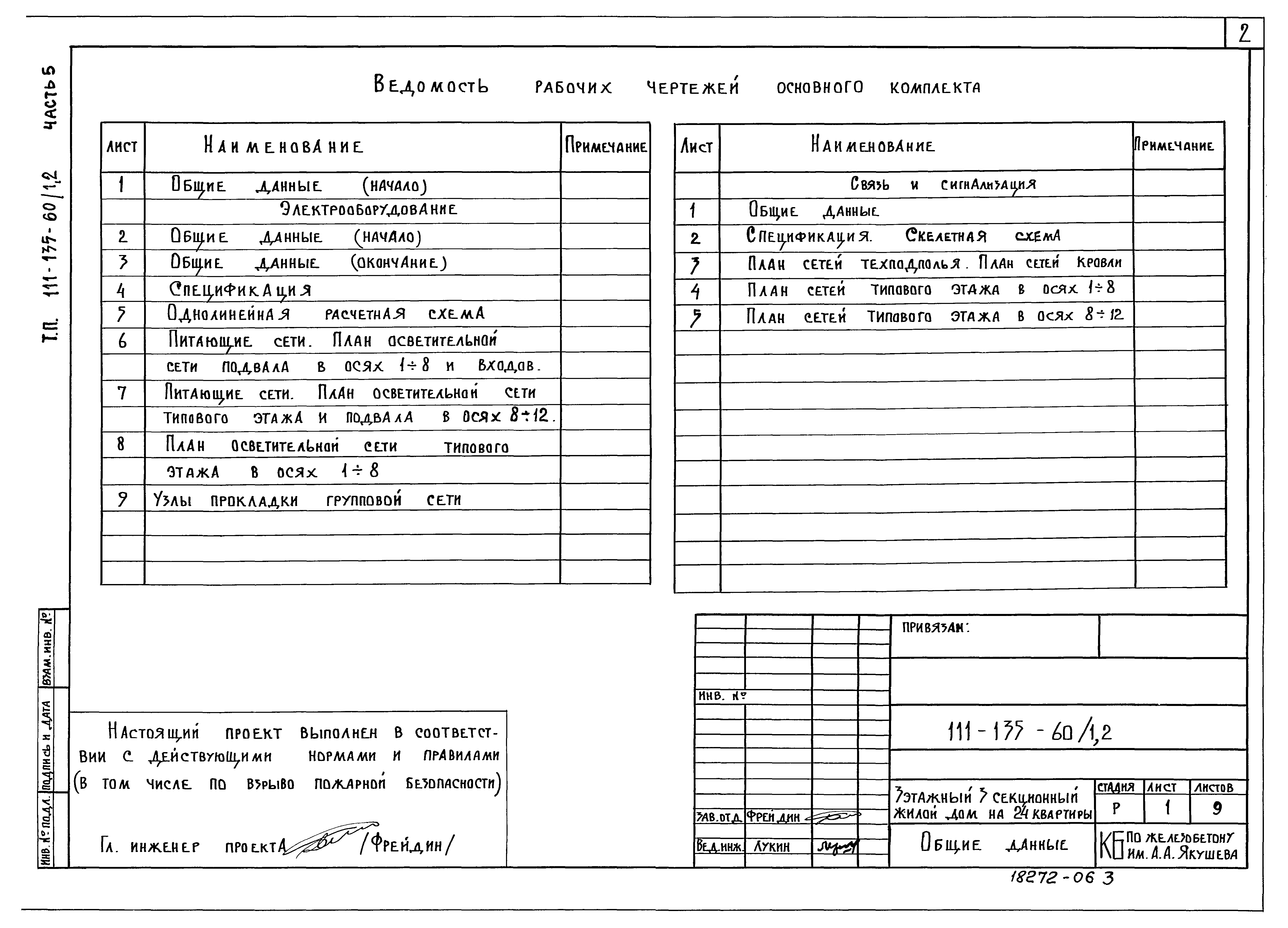 Типовой проект 111-135-60/1.2