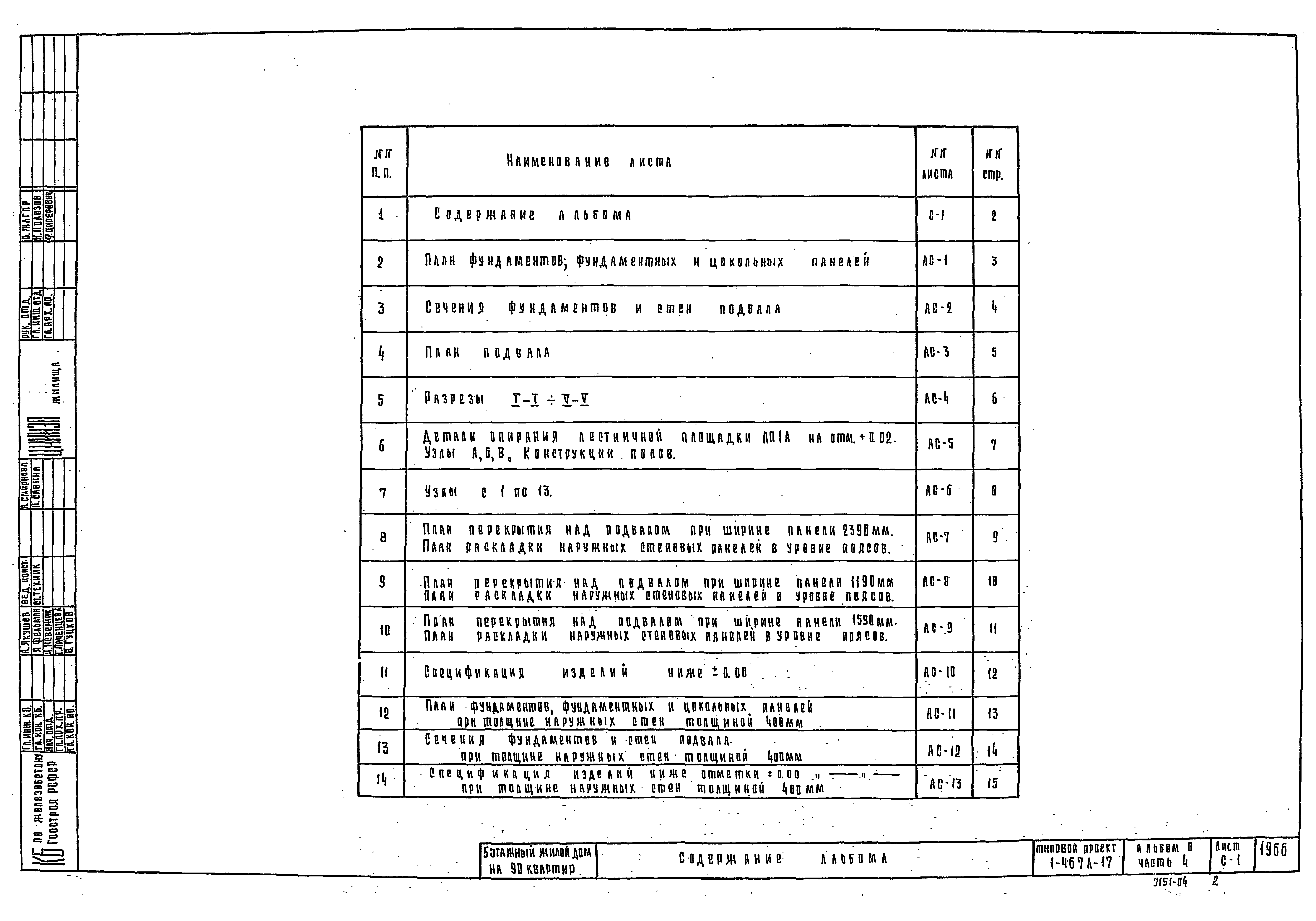 Типовой проект 1-467А-17