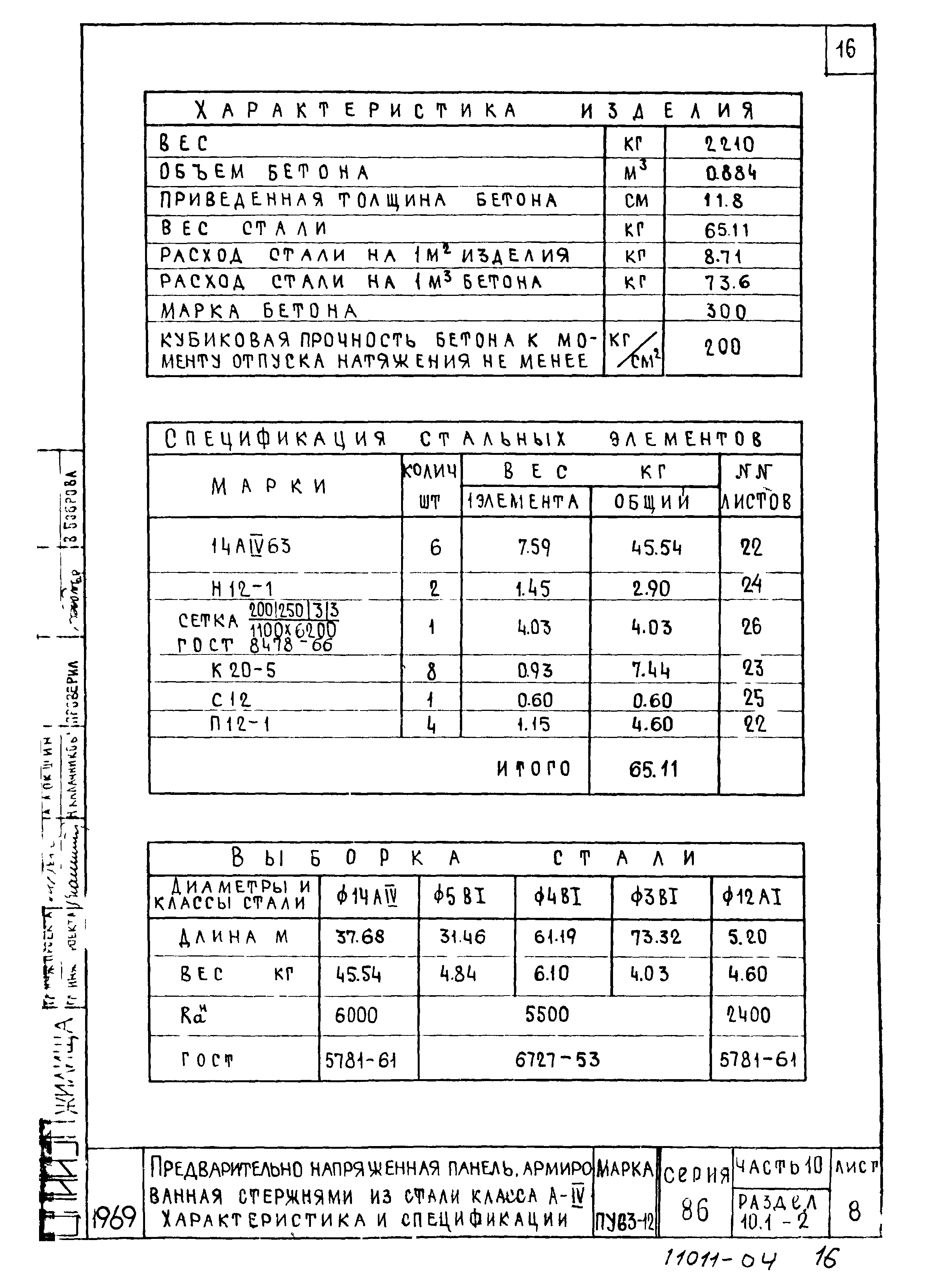 Типовой проект Серия 86