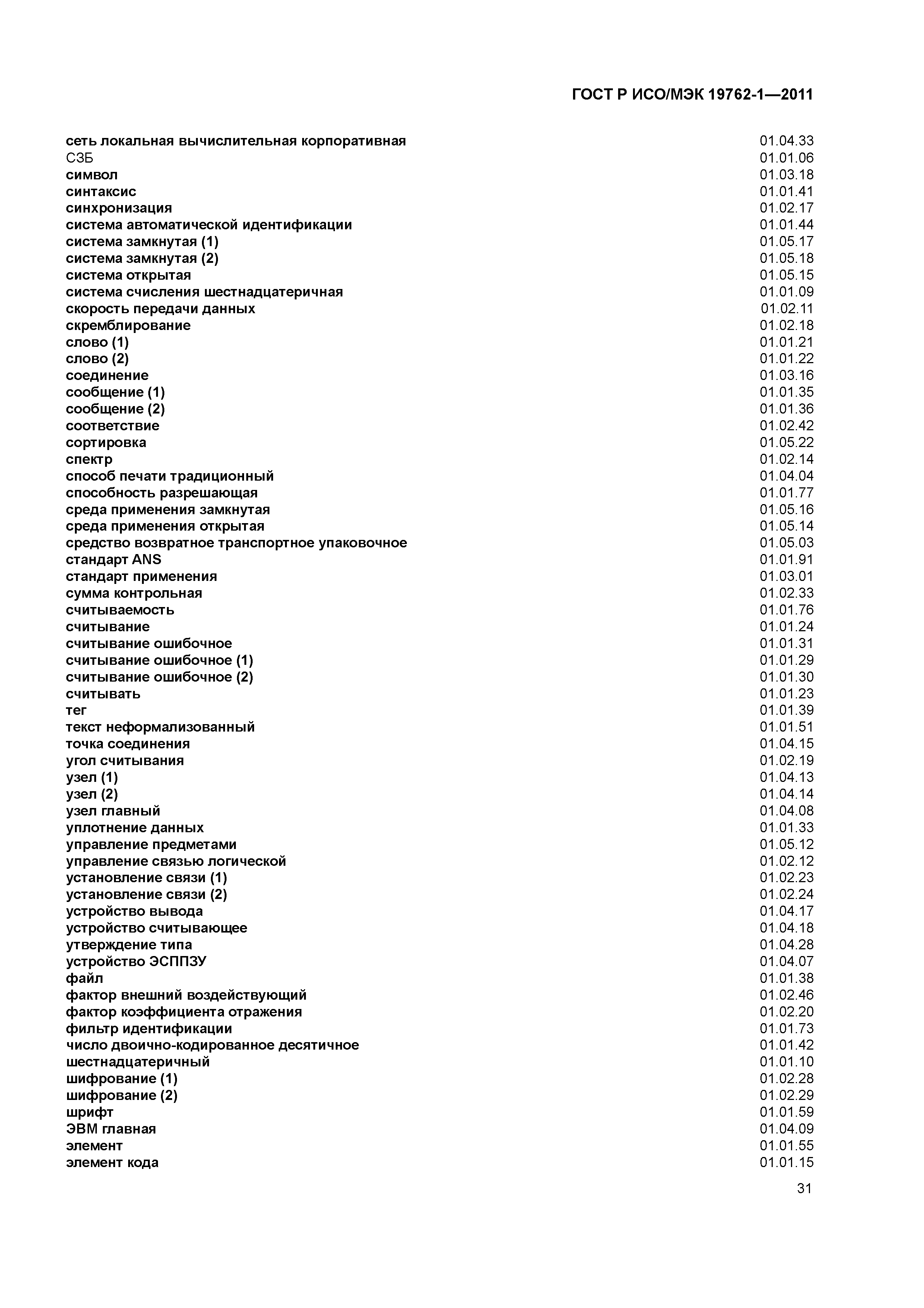 ГОСТ Р ИСО/МЭК 19762-1-2011