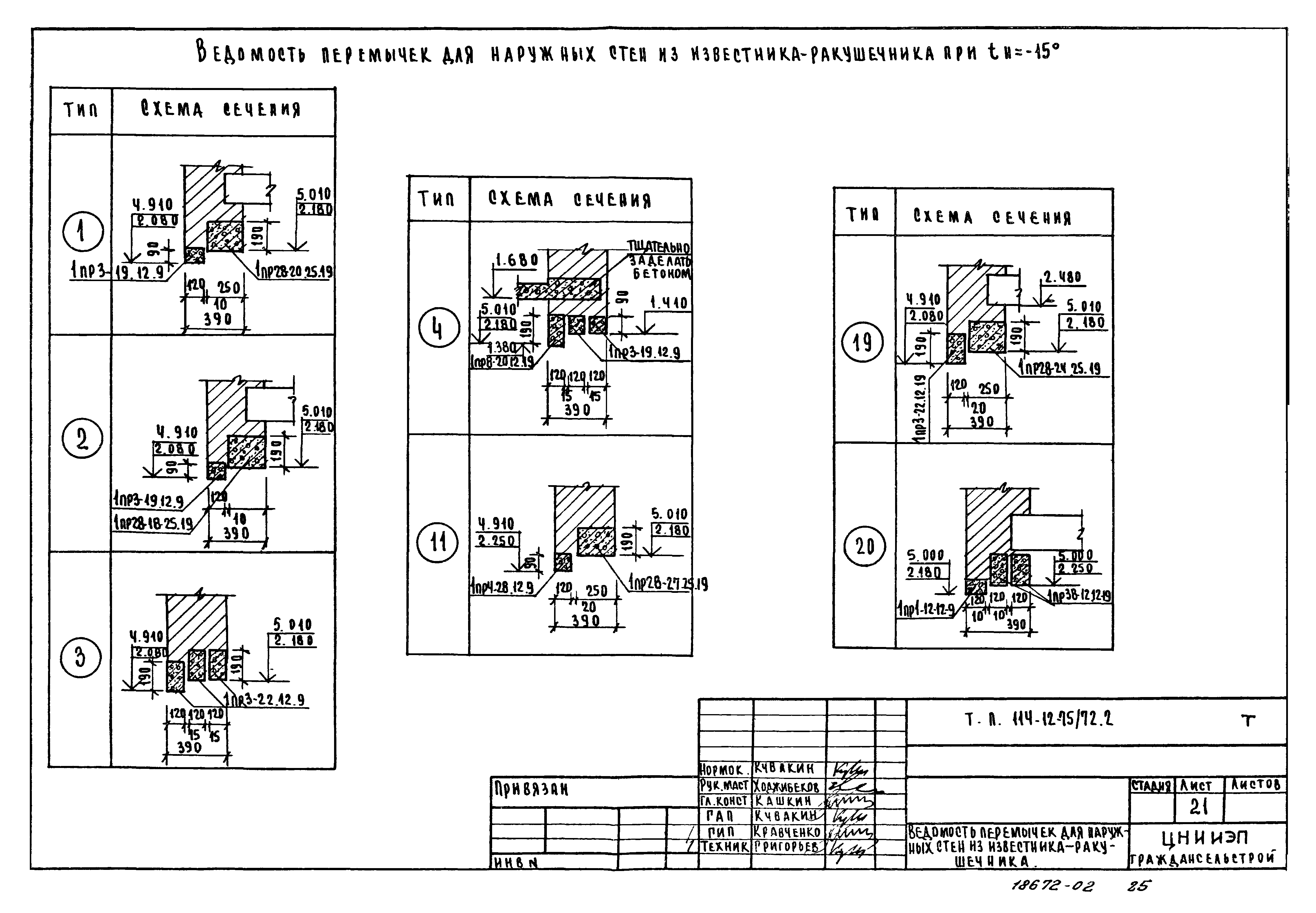 Типовой проект 114-12-75/72.2