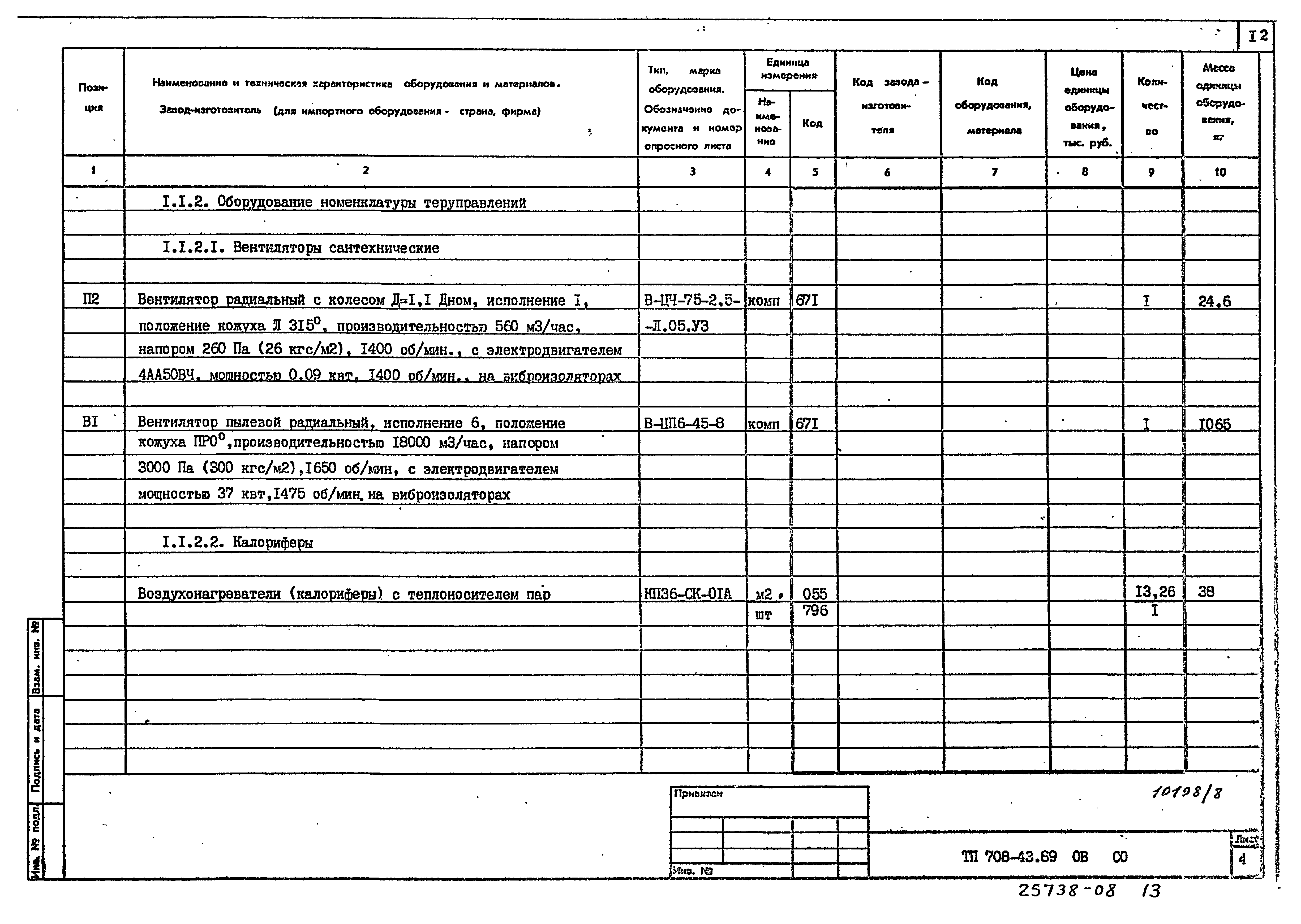 Типовой проект 708-43.89