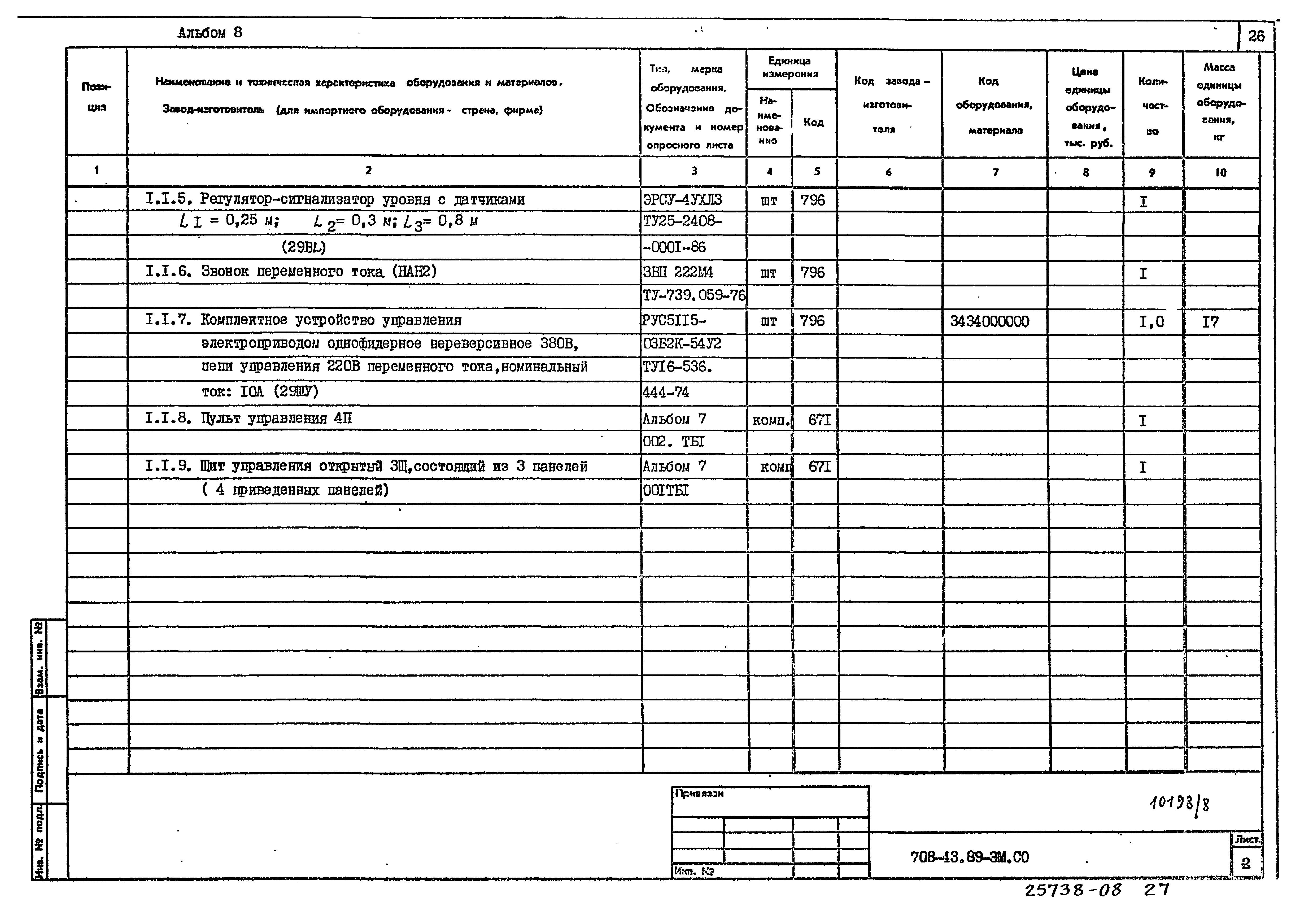 Типовой проект 708-43.89