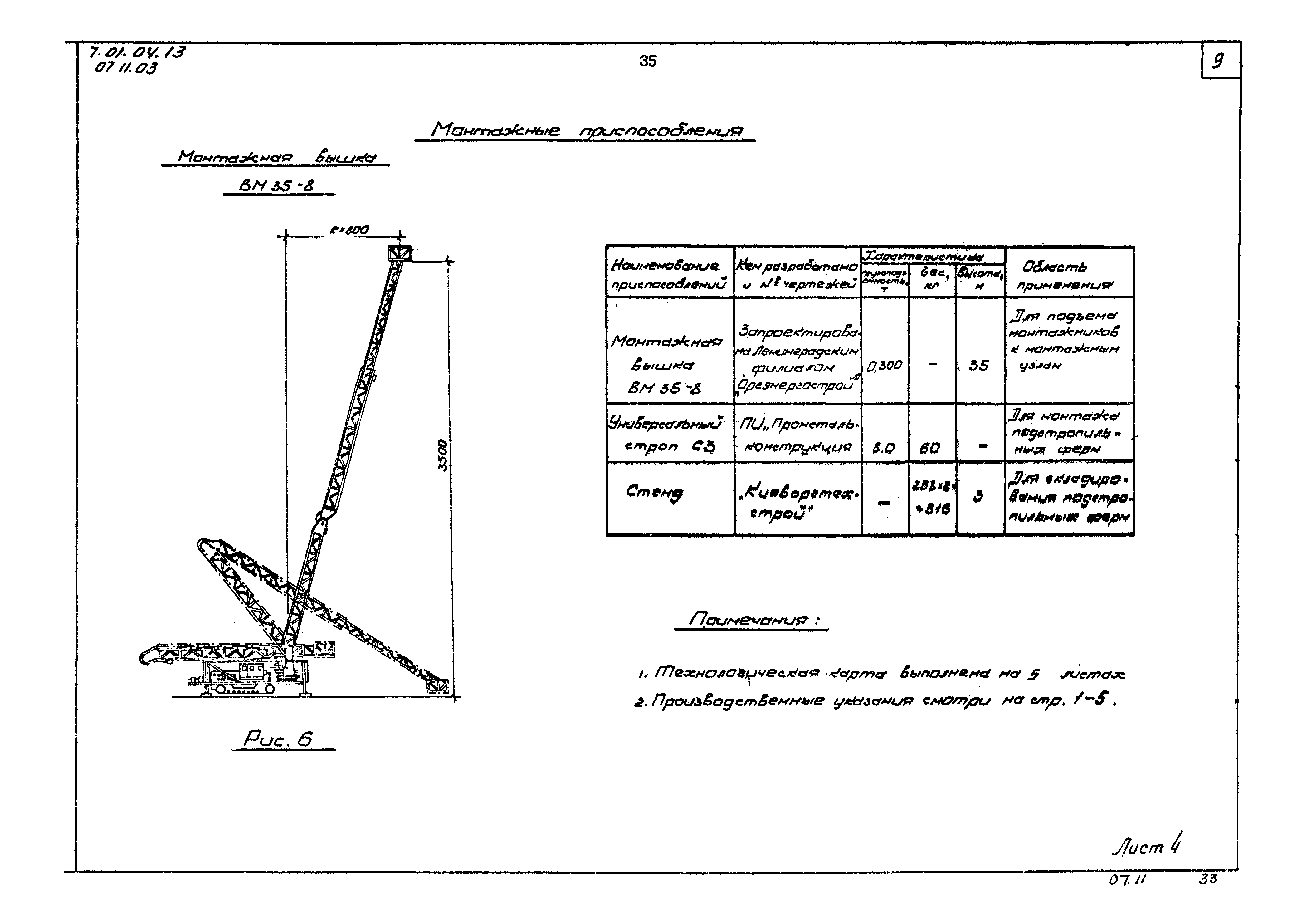 ТТК 07.11.03