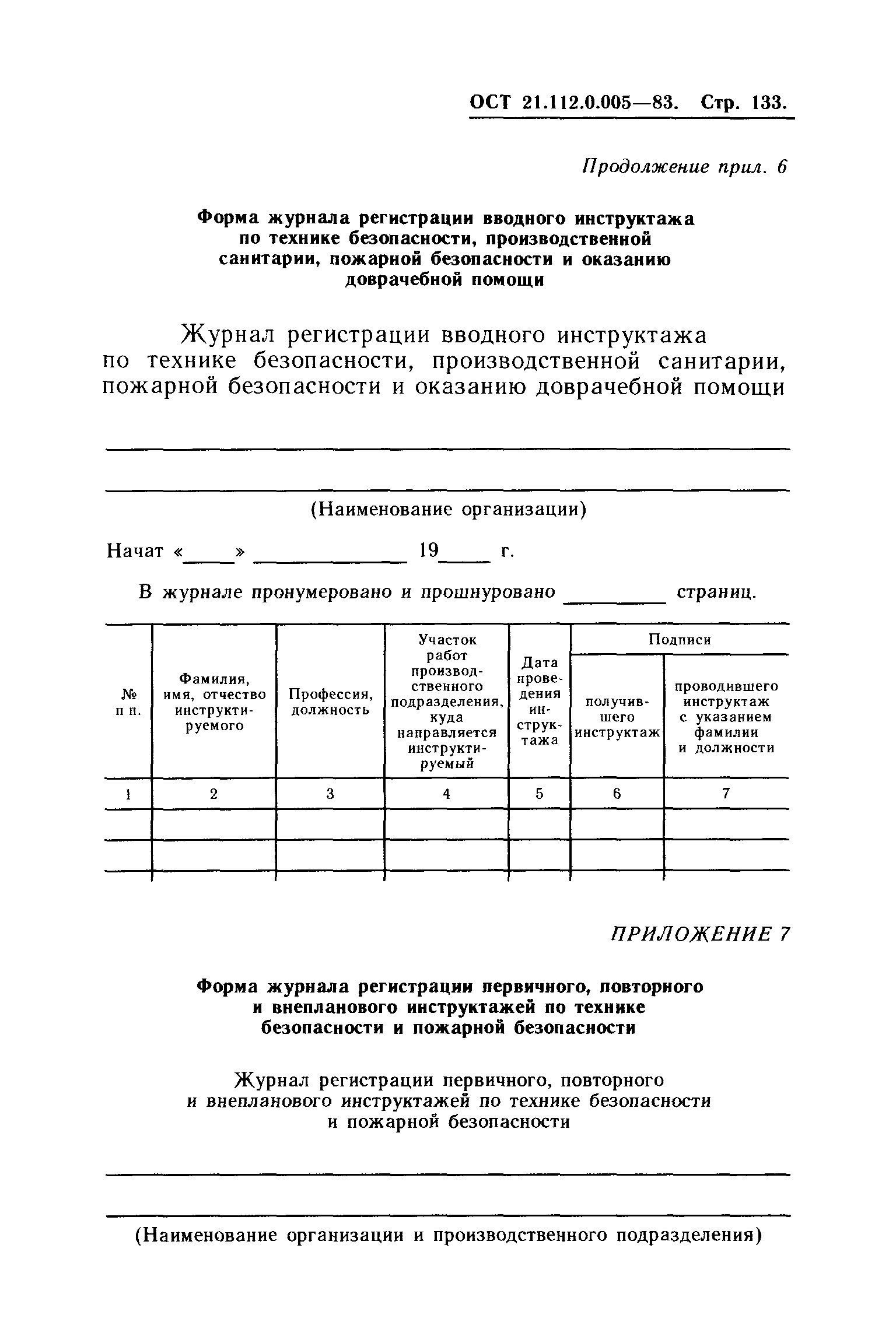 ОСТ 21.112.0.005-83