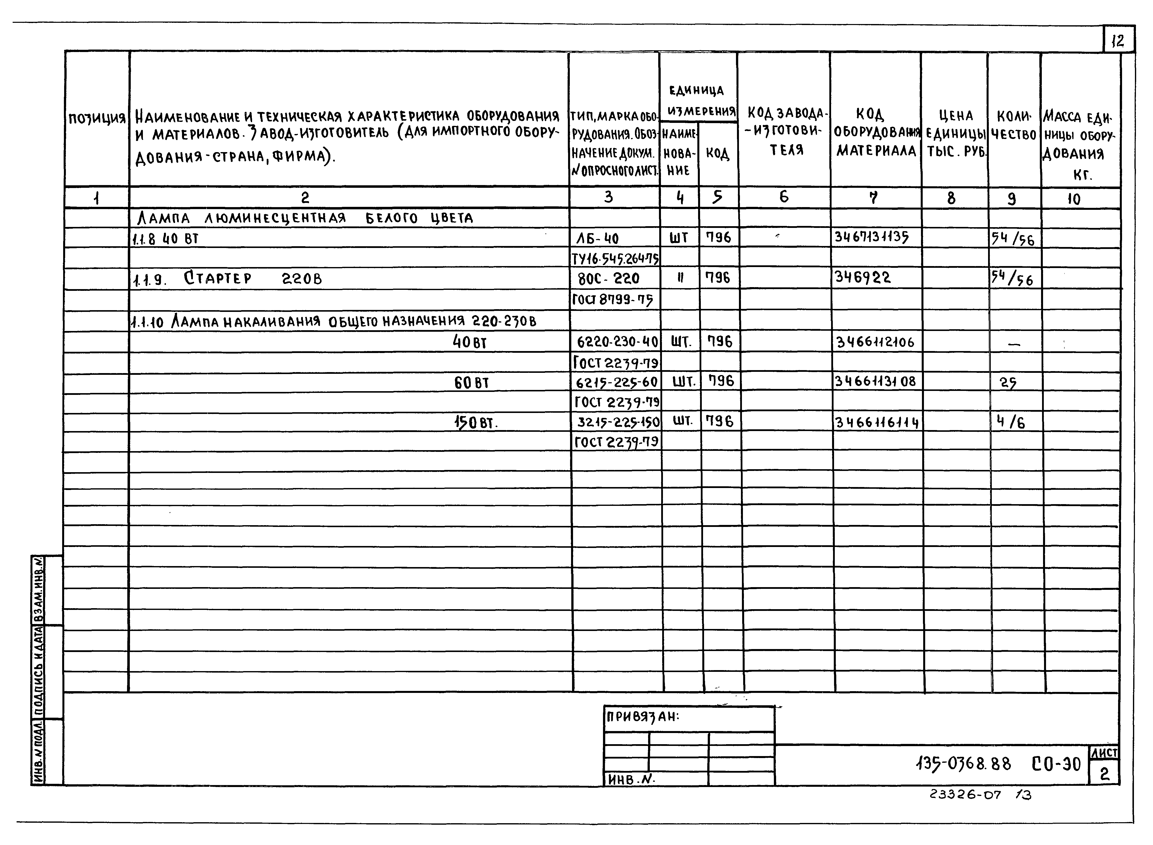 Типовой проект 135-0368.88