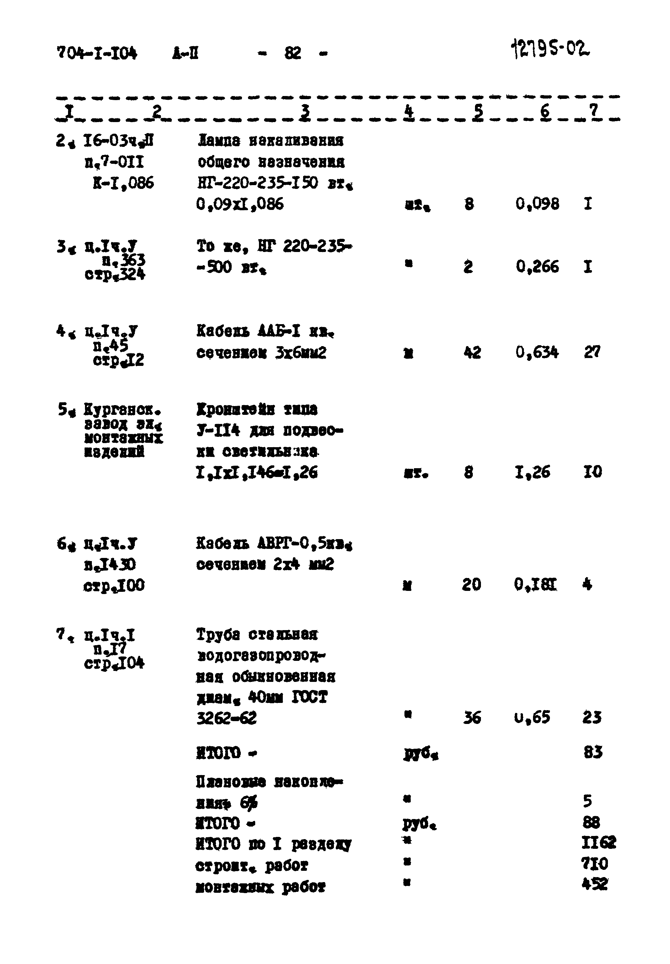 Типовой проект 704-1-104