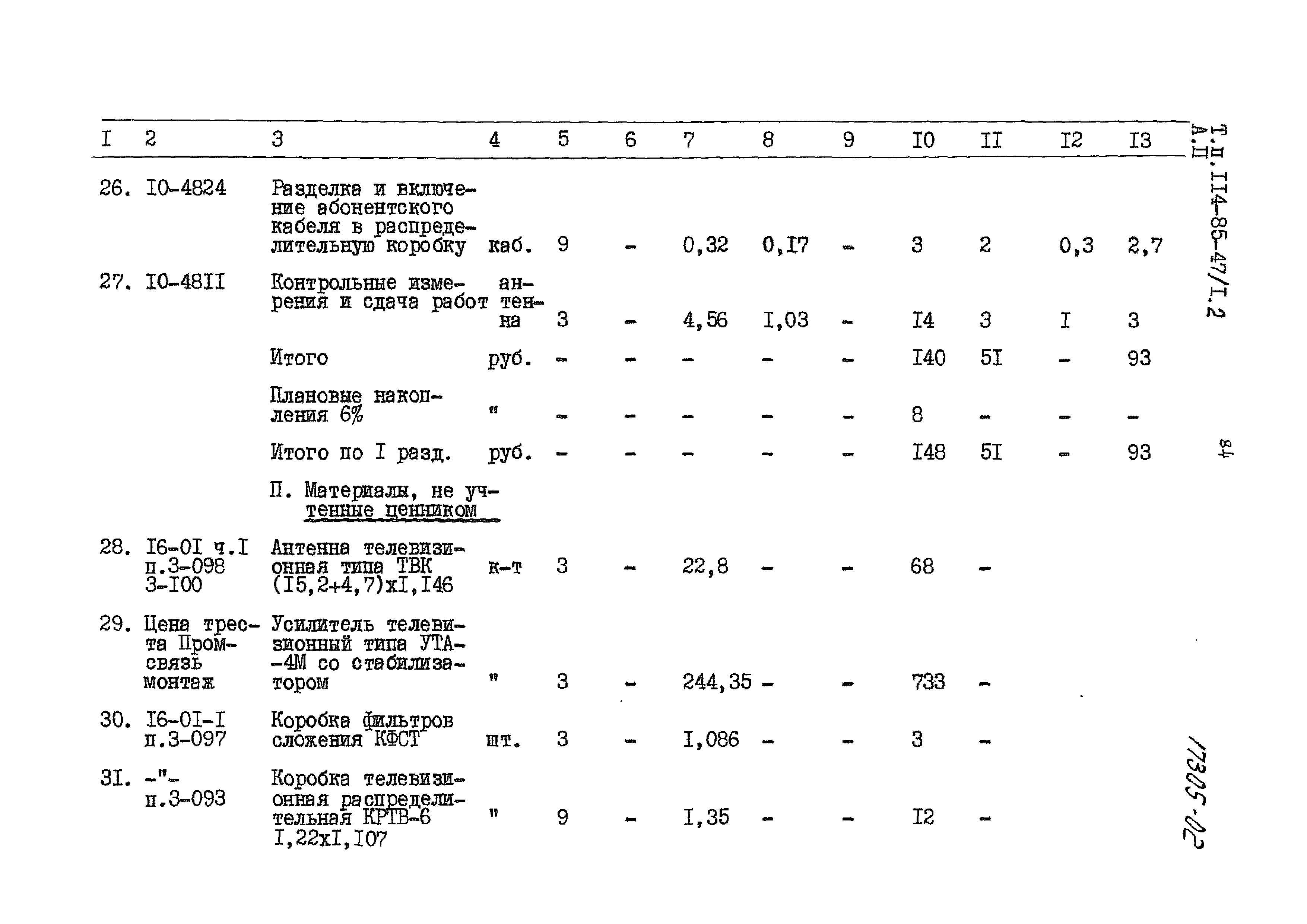 Типовой проект 114-85-47/1.2