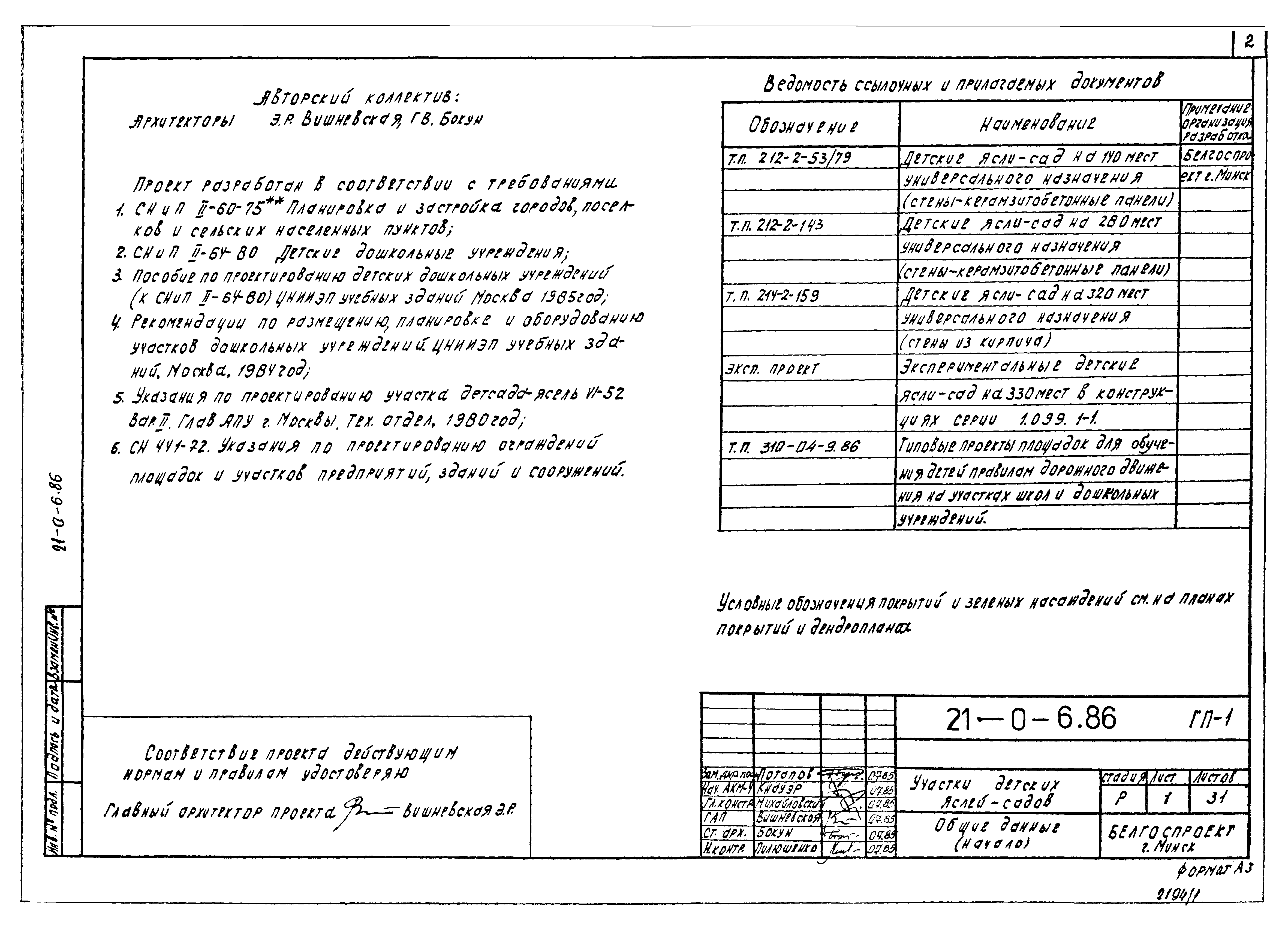 Типовой проект 21-0-6.86