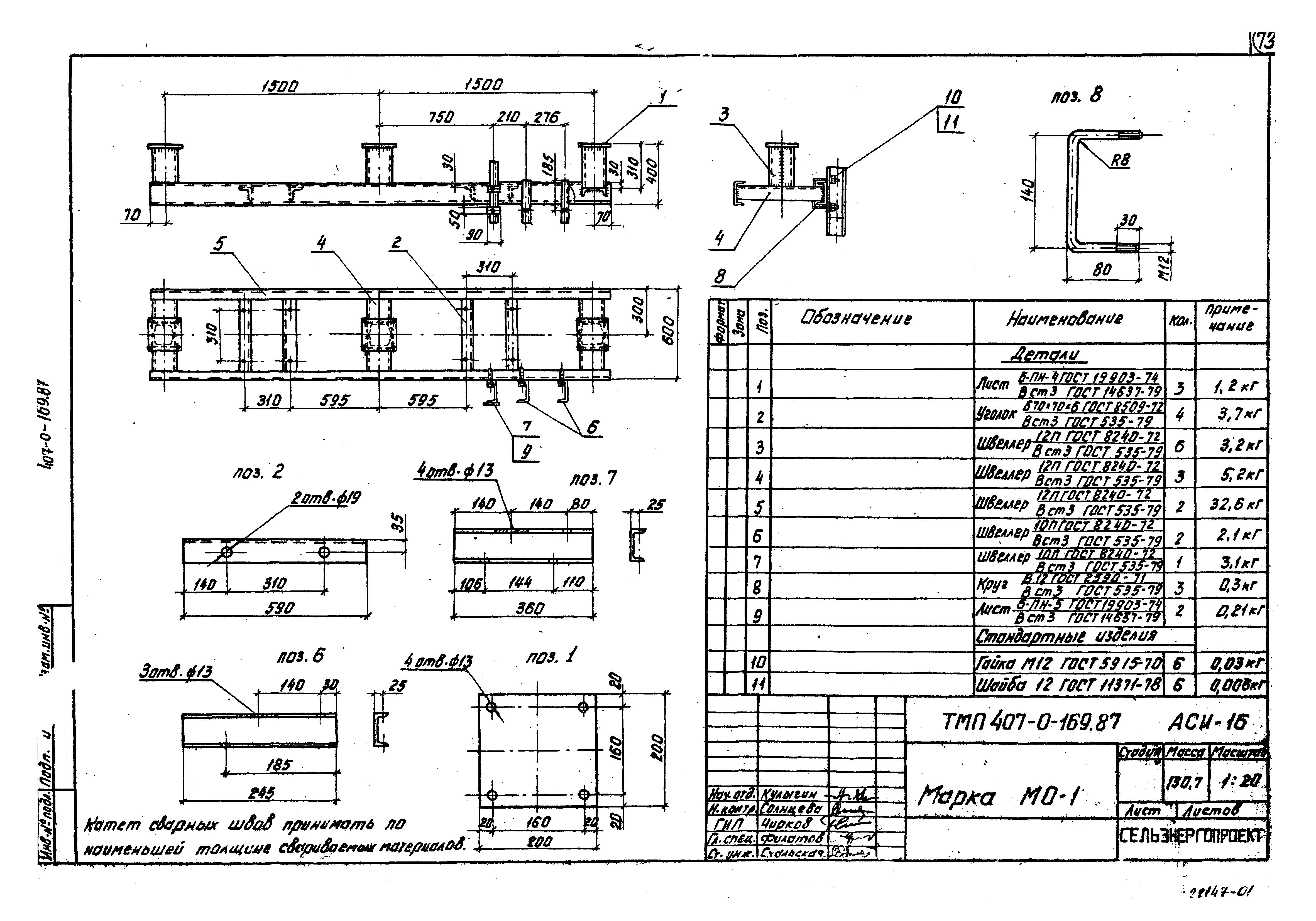 Типовые материалы для проектирования 407-0-169.87