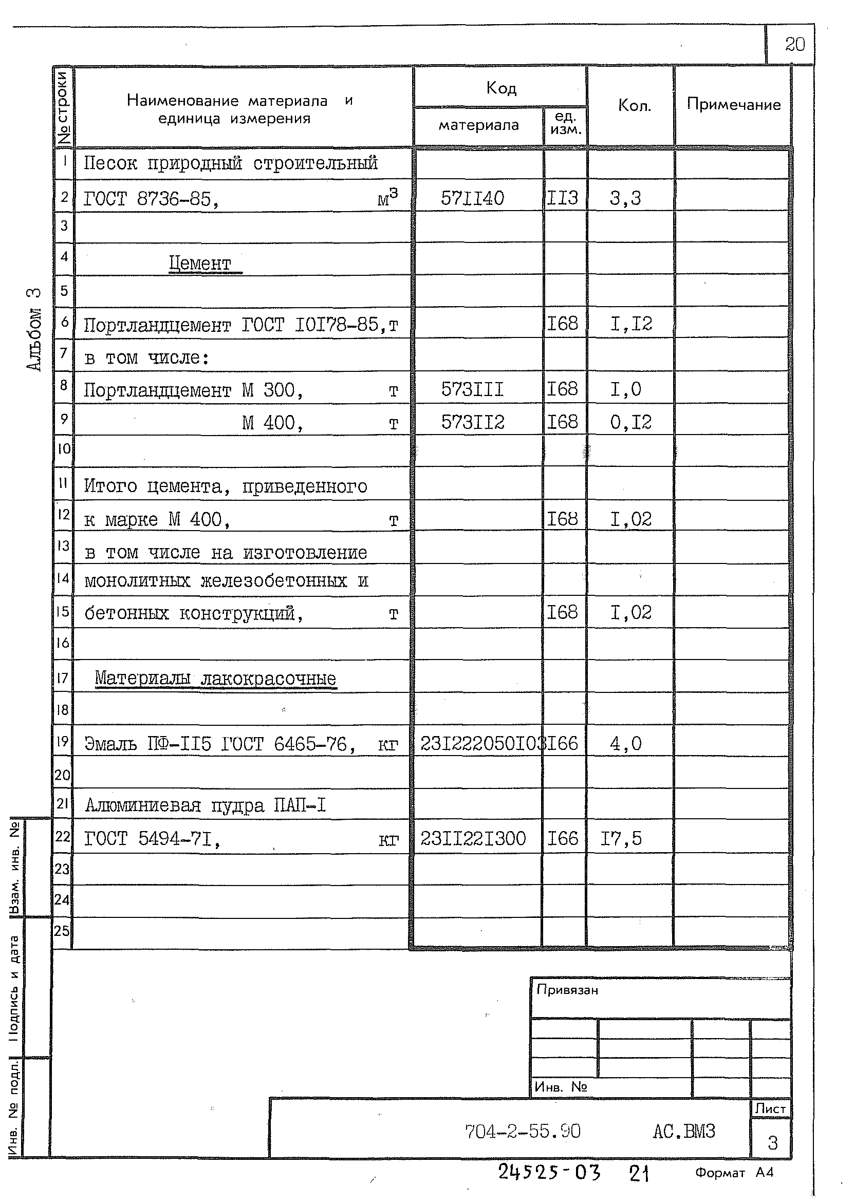 Типовой проект 704-2-55.90