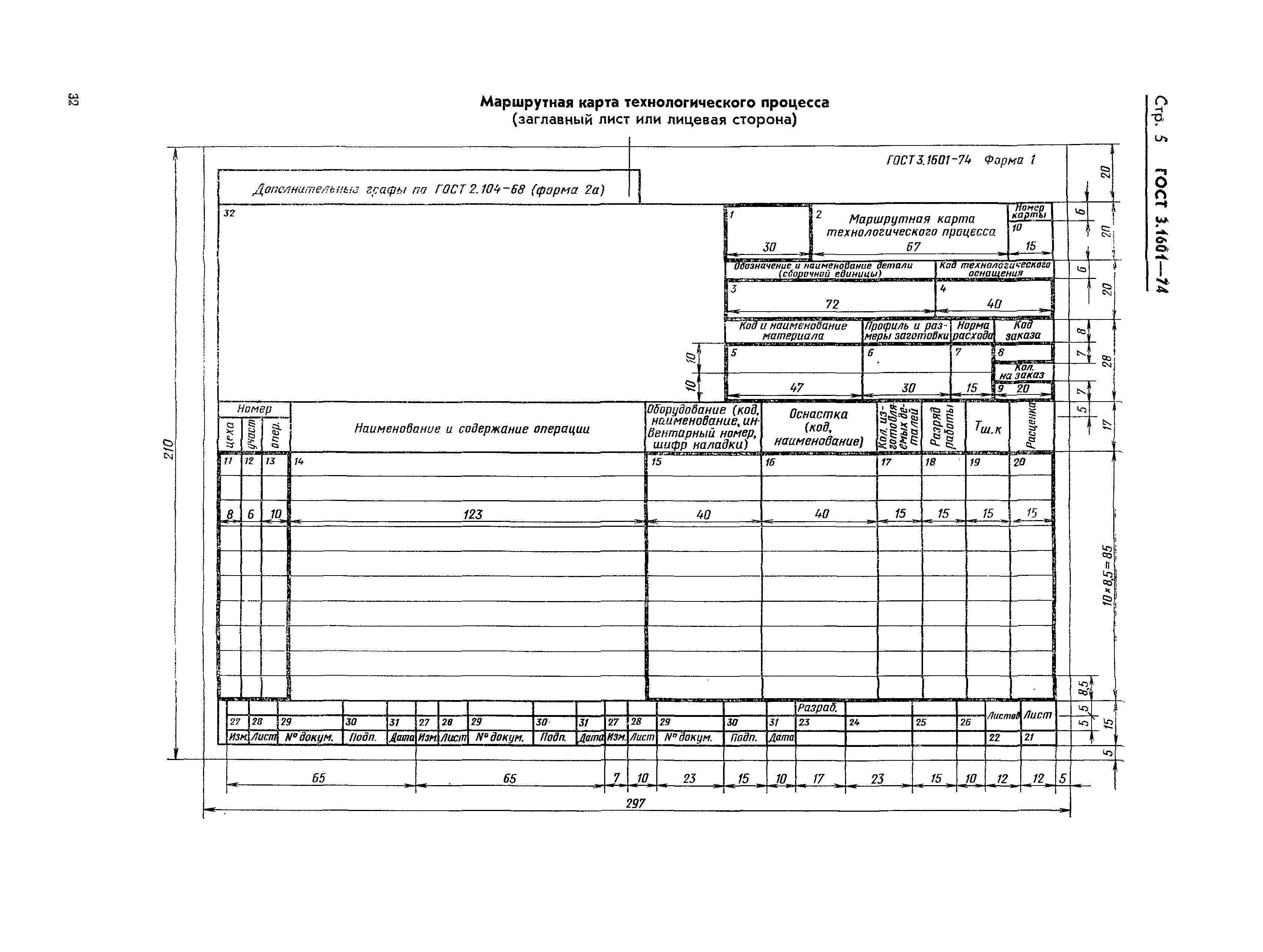 ГОСТ 3.1601-74