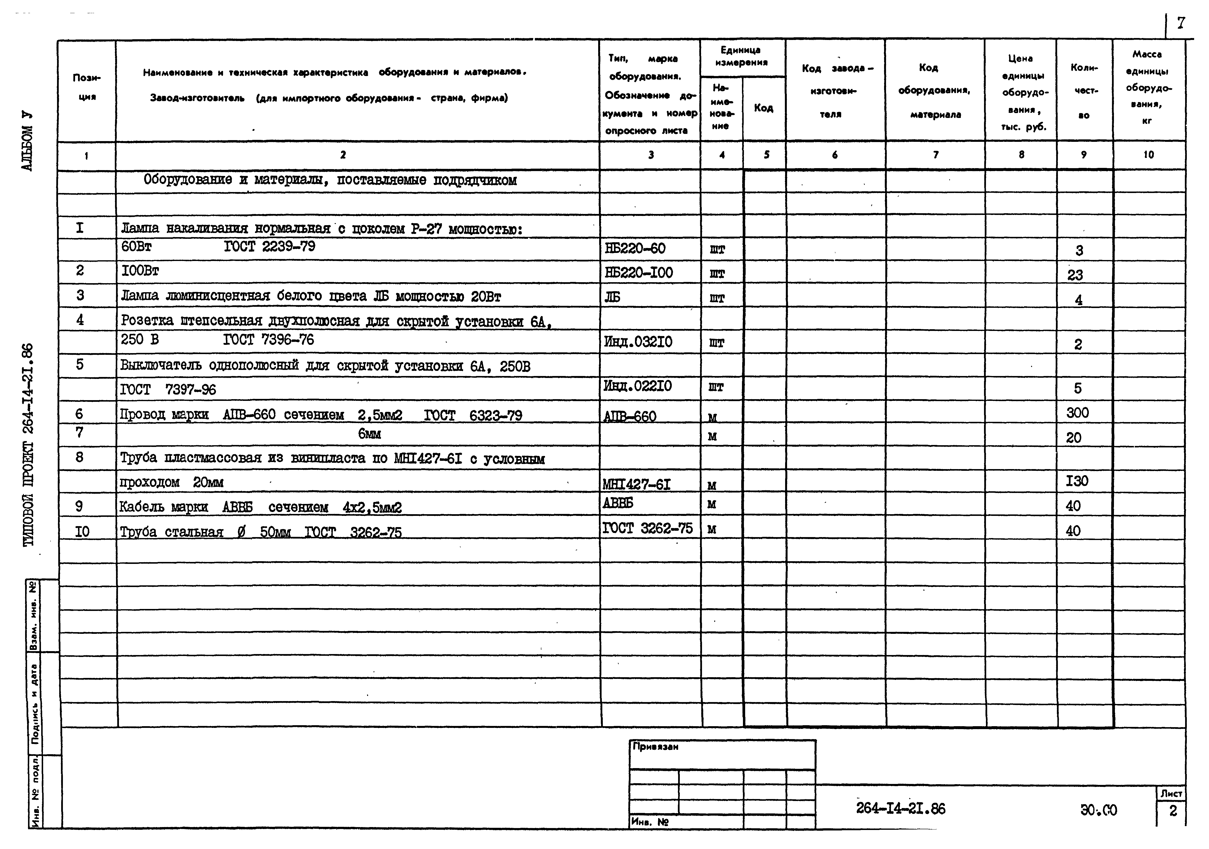 Типовой проект 264-14-21.86