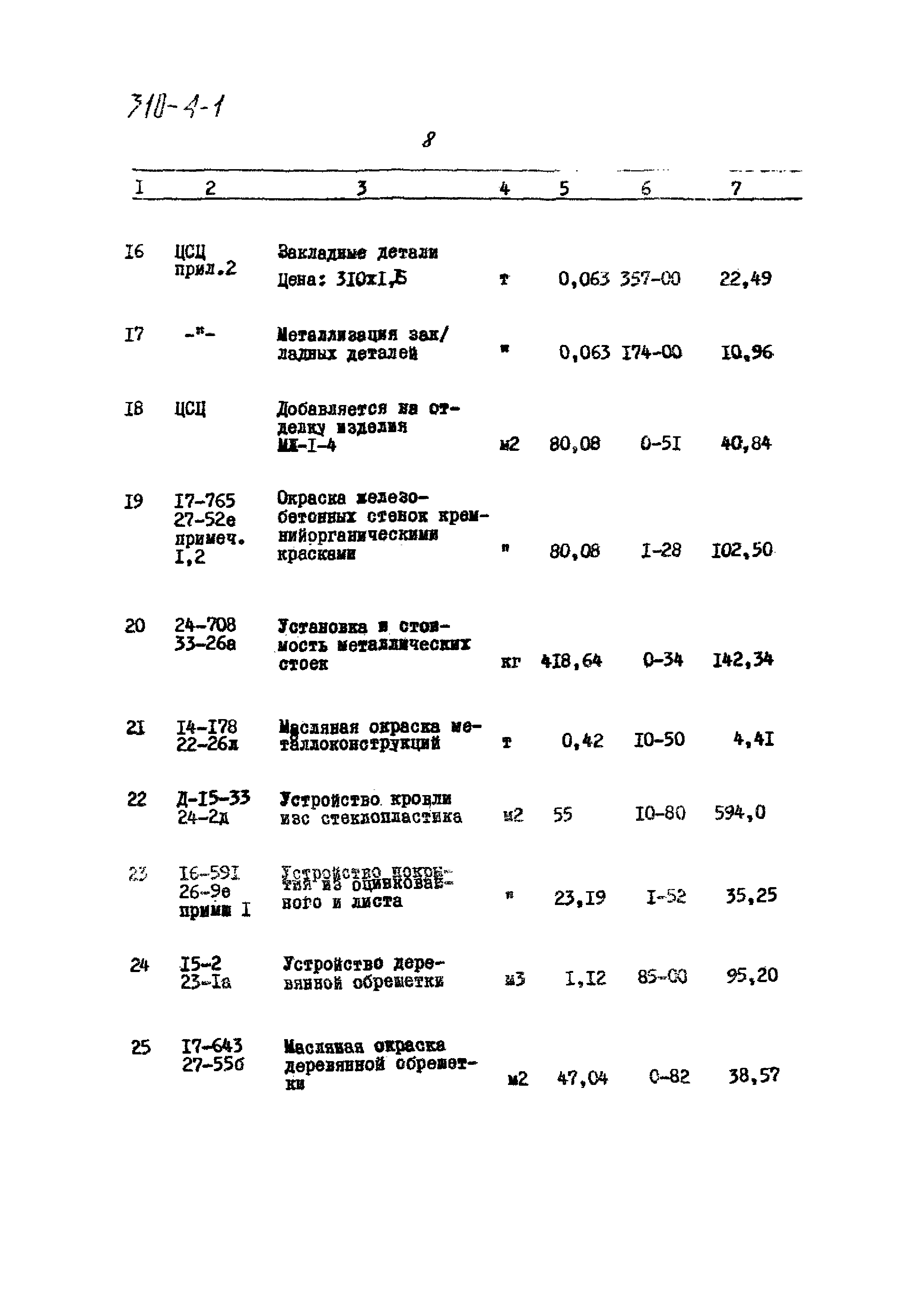 Типовой проект 310-4-1