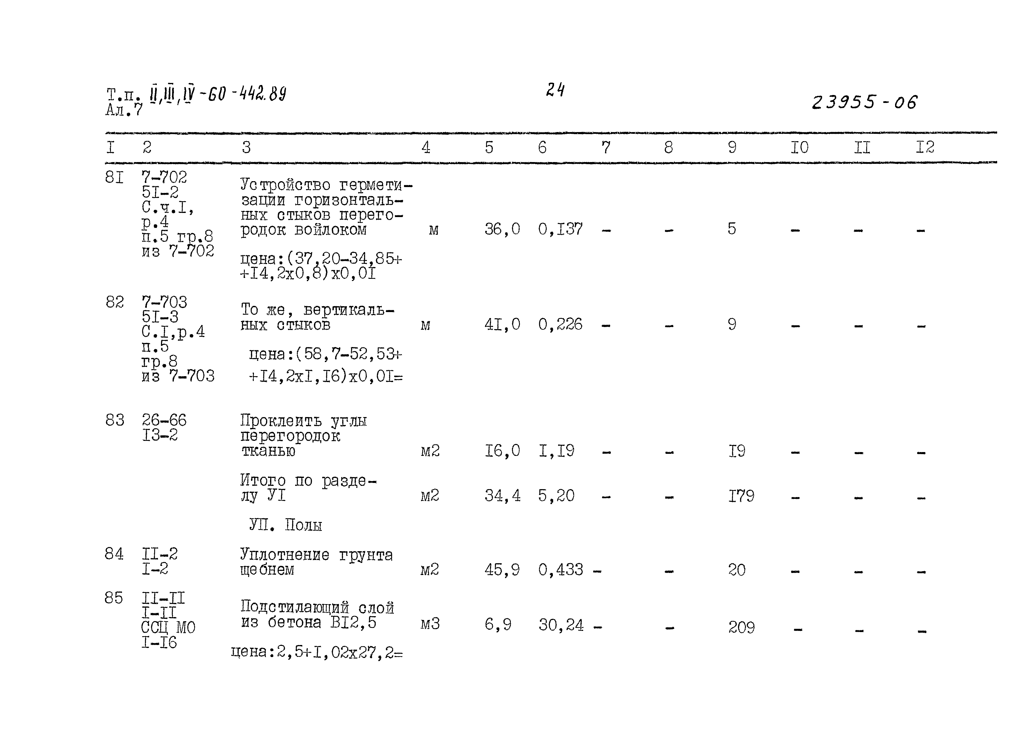 Типовой проект А-II,III,IV-60-442.89