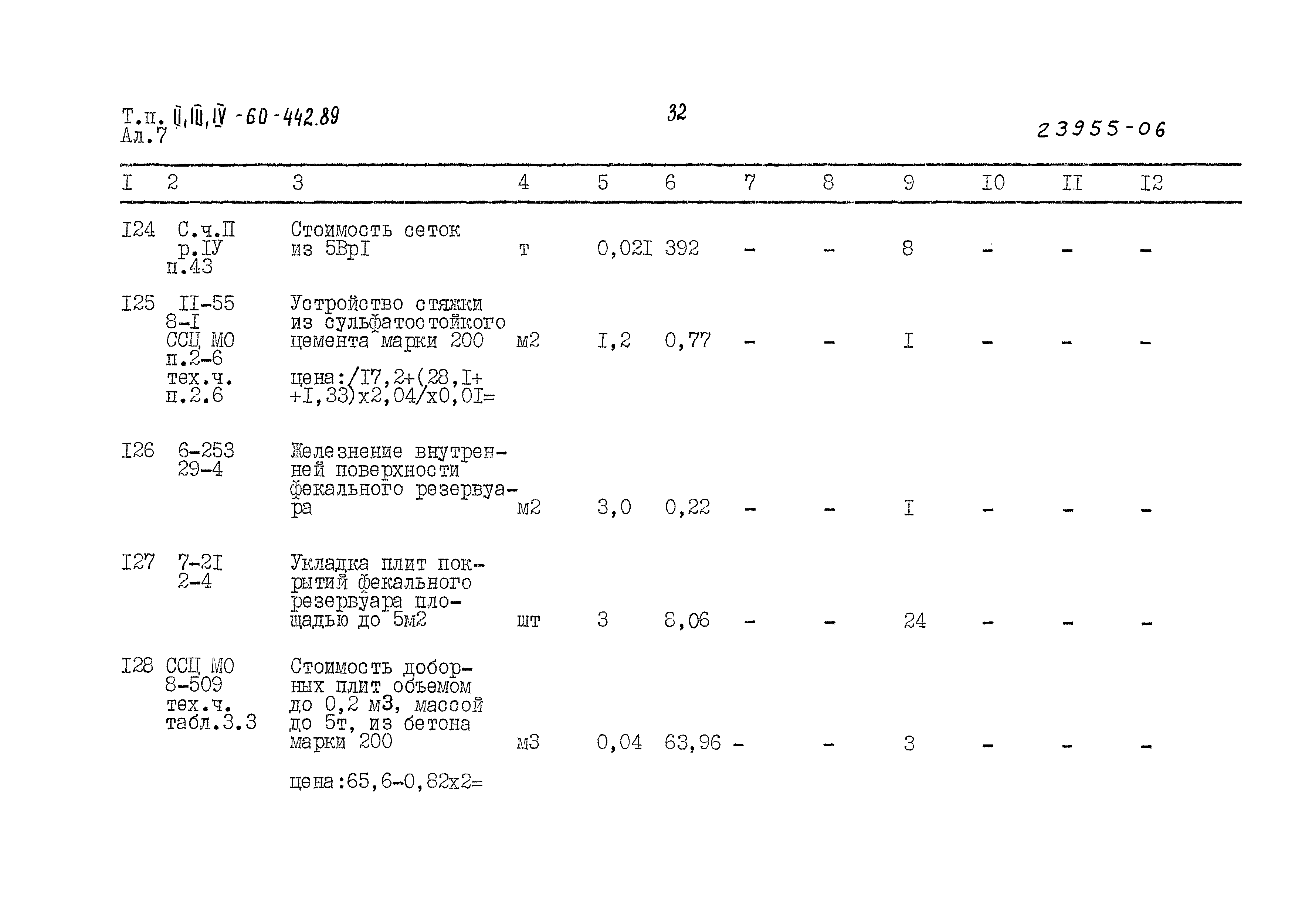 Типовой проект А-II,III,IV-60-442.89