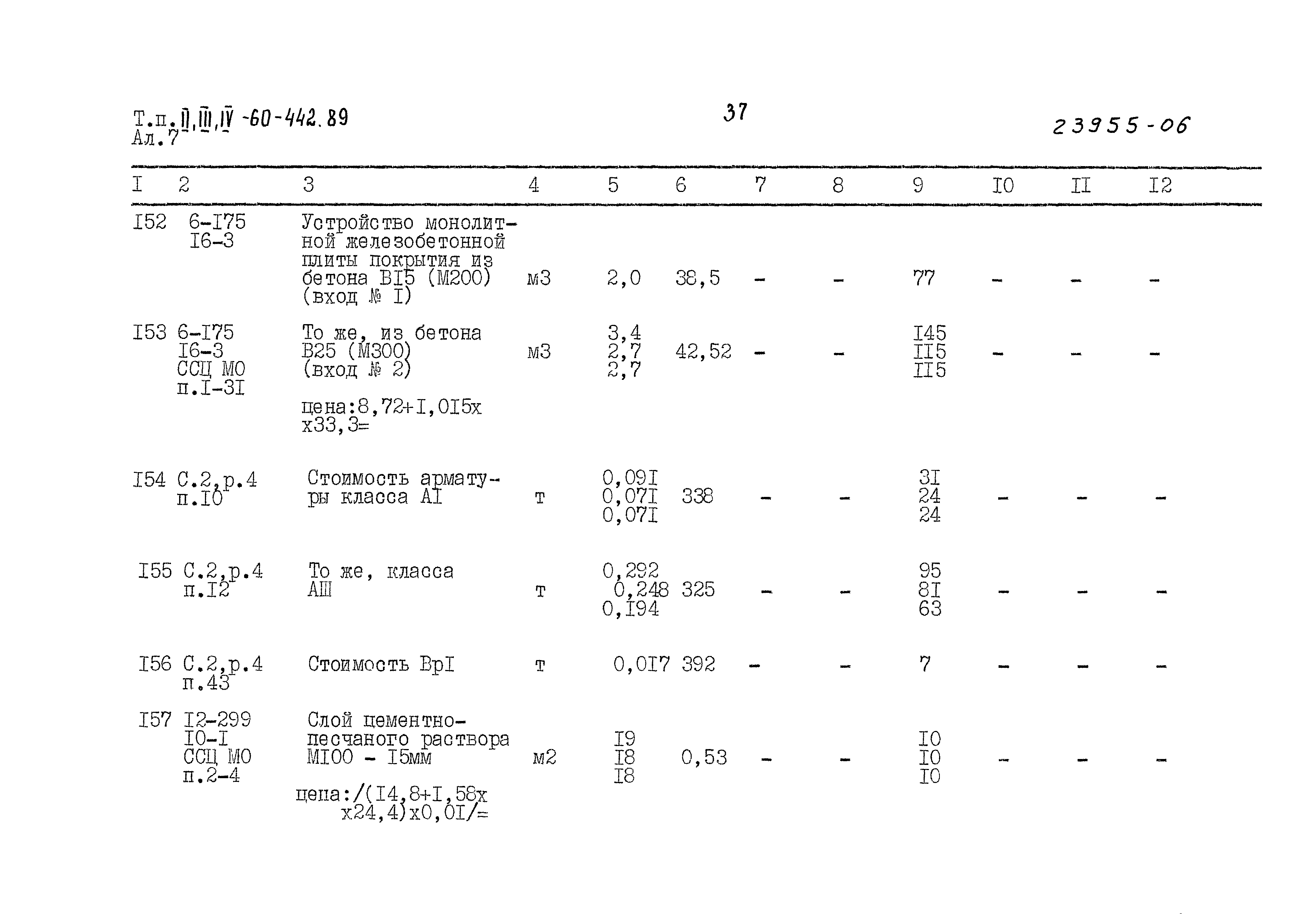 Типовой проект А-II,III,IV-60-442.89