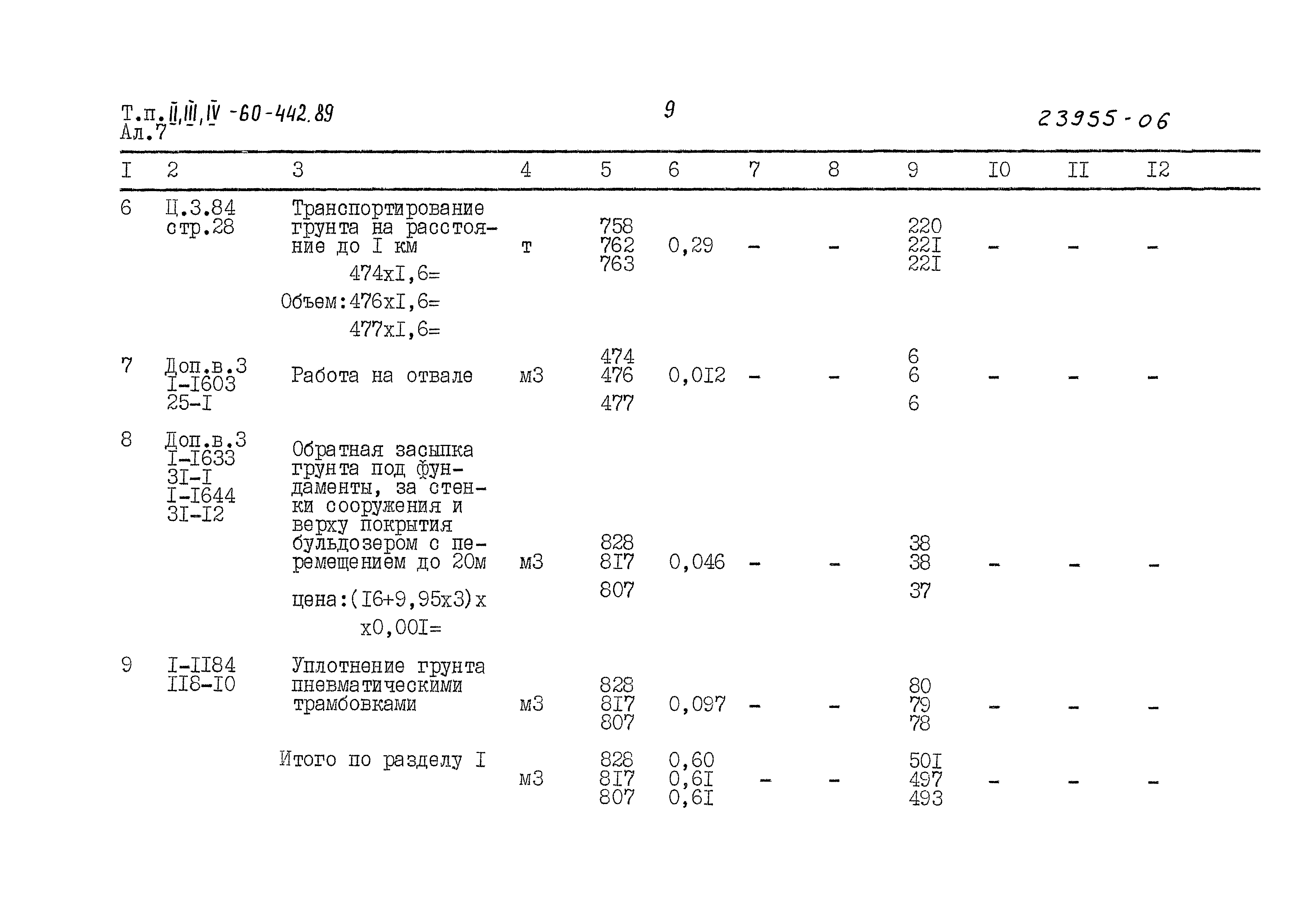 Типовой проект А-II,III,IV-60-442.89