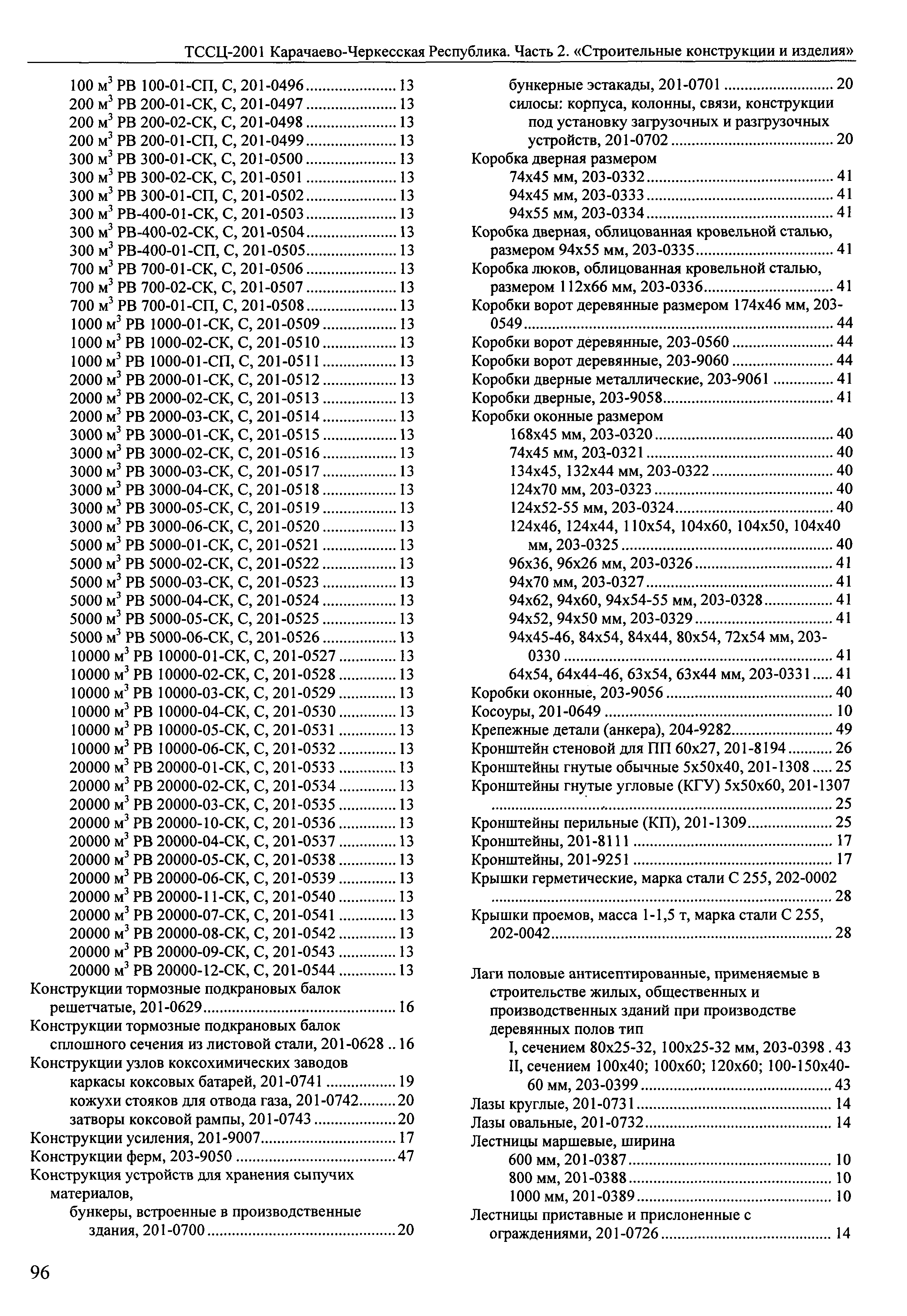 ТССЦ Карачаево-Черкесская Республика 02-2001