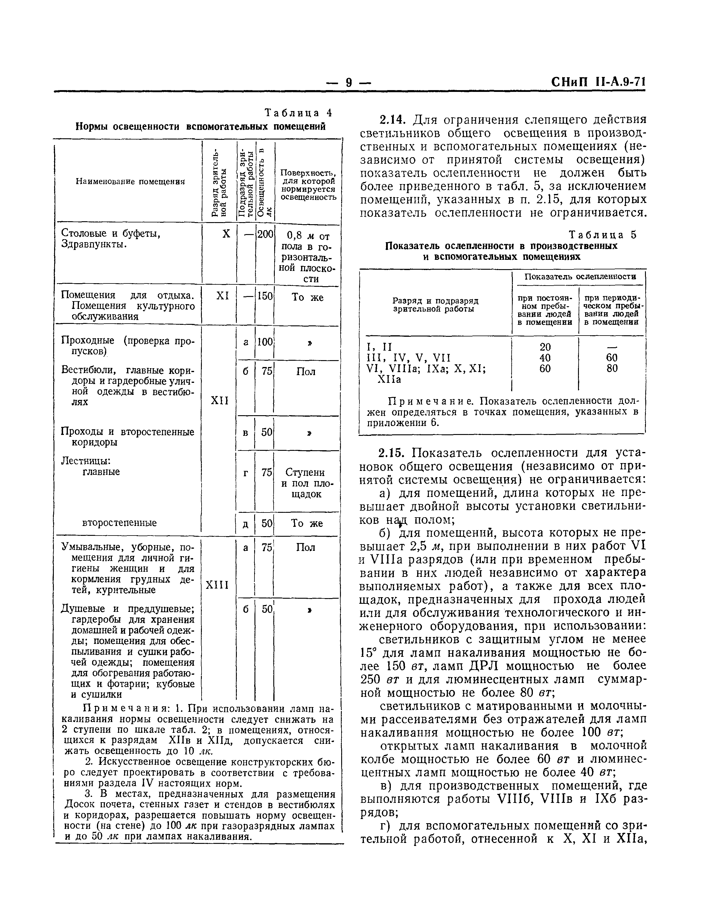 СНиП II-А.9-71