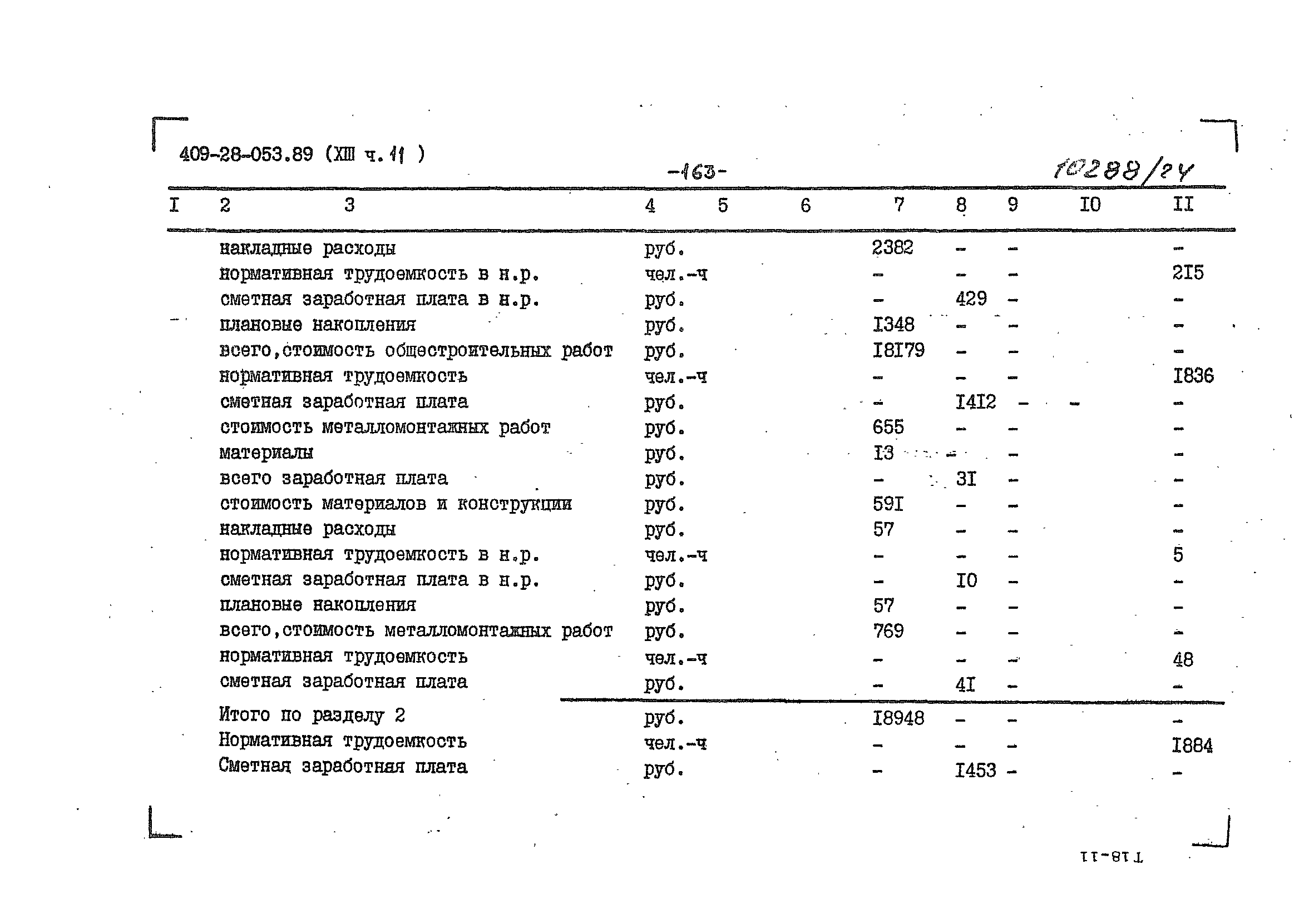 Типовые проектные решения 409-28-053.89