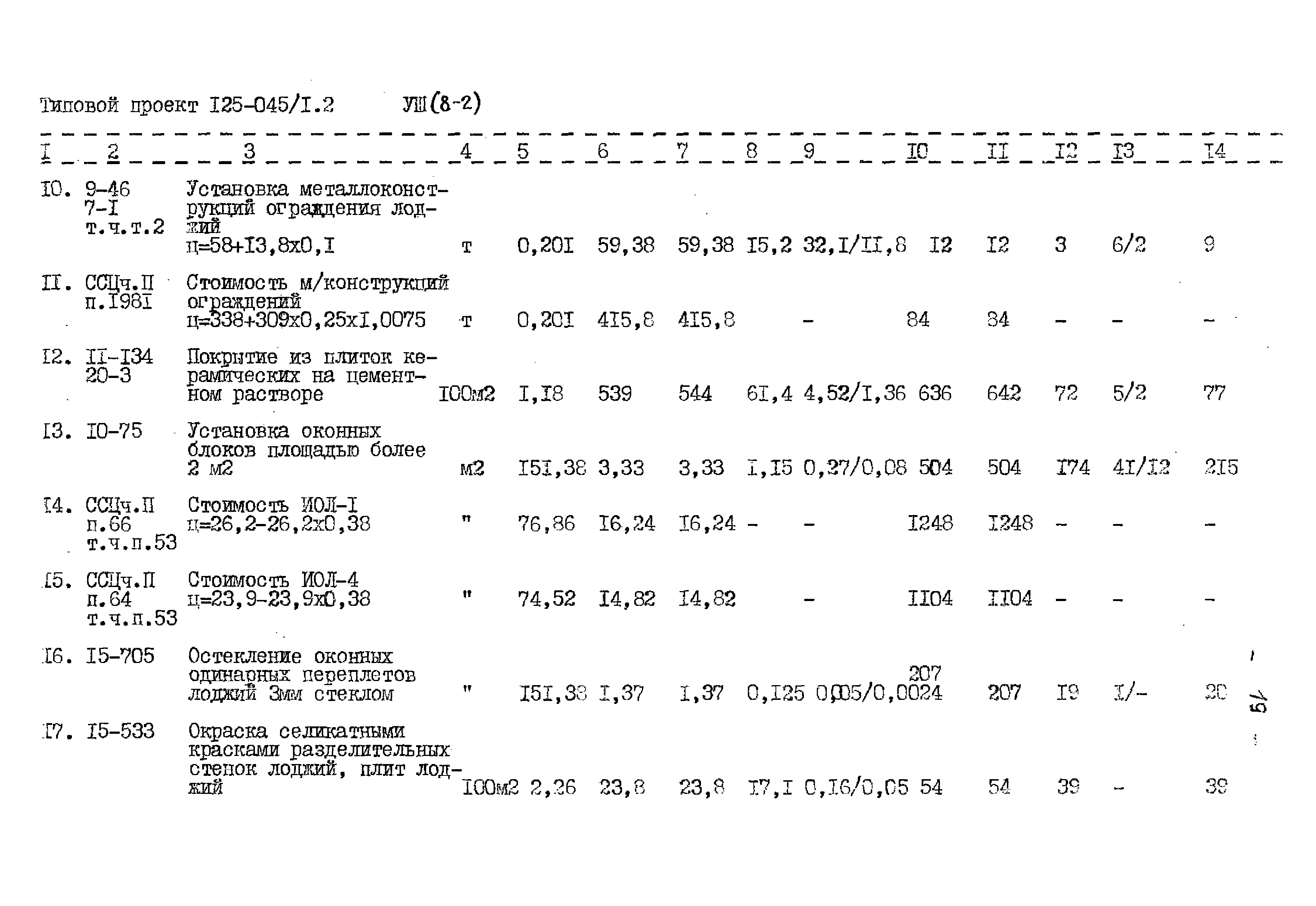 Типовой проект 125-045/1.2