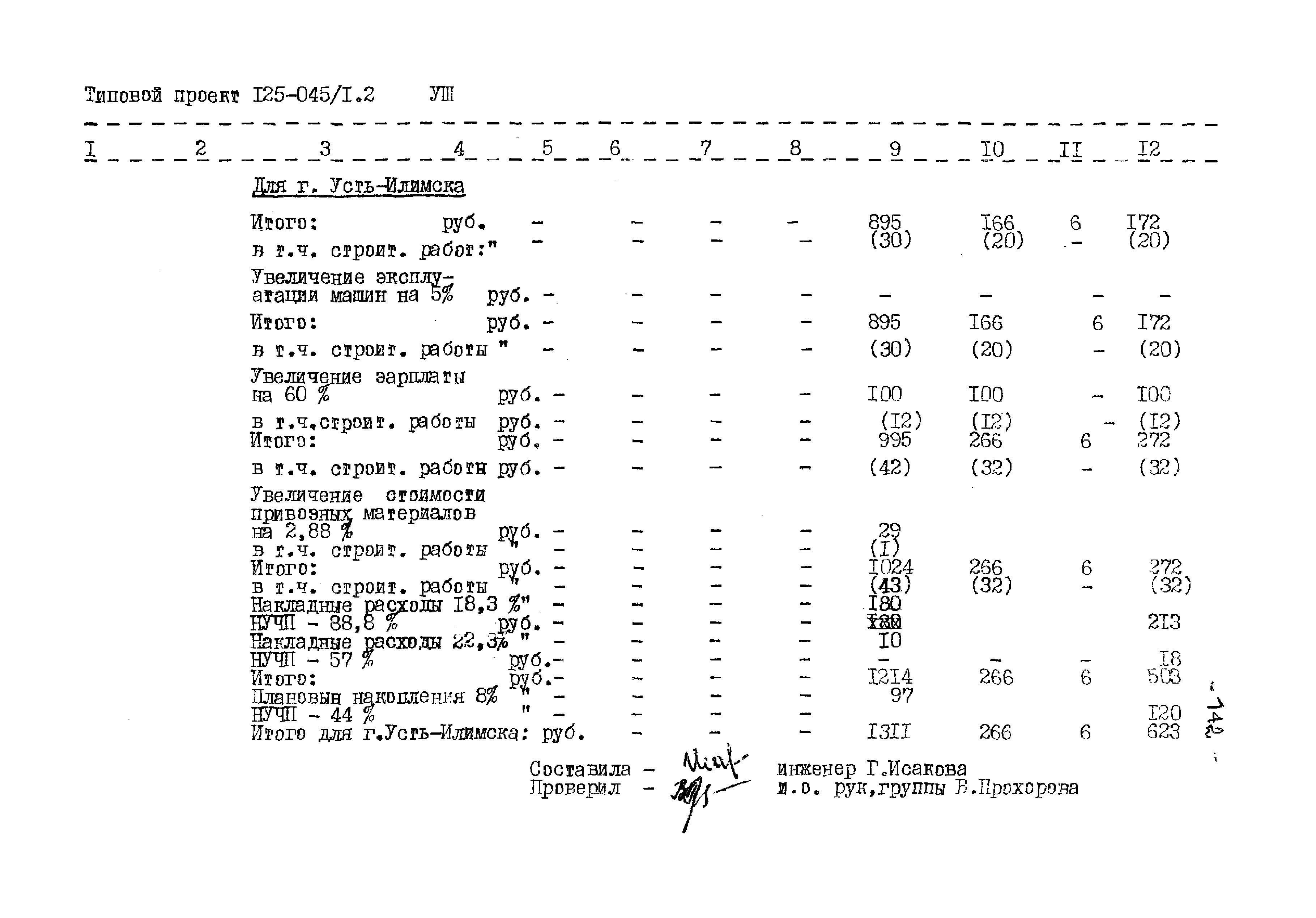 Типовой проект 125-045/1.2