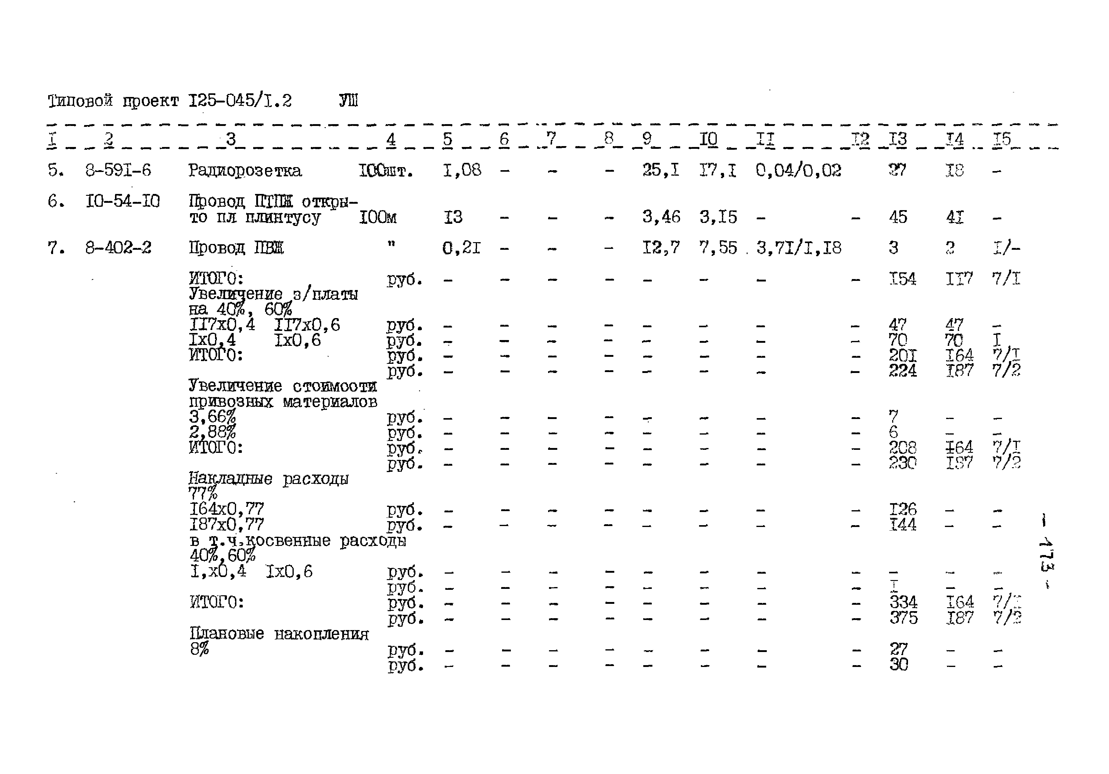 Типовой проект 125-045/1.2