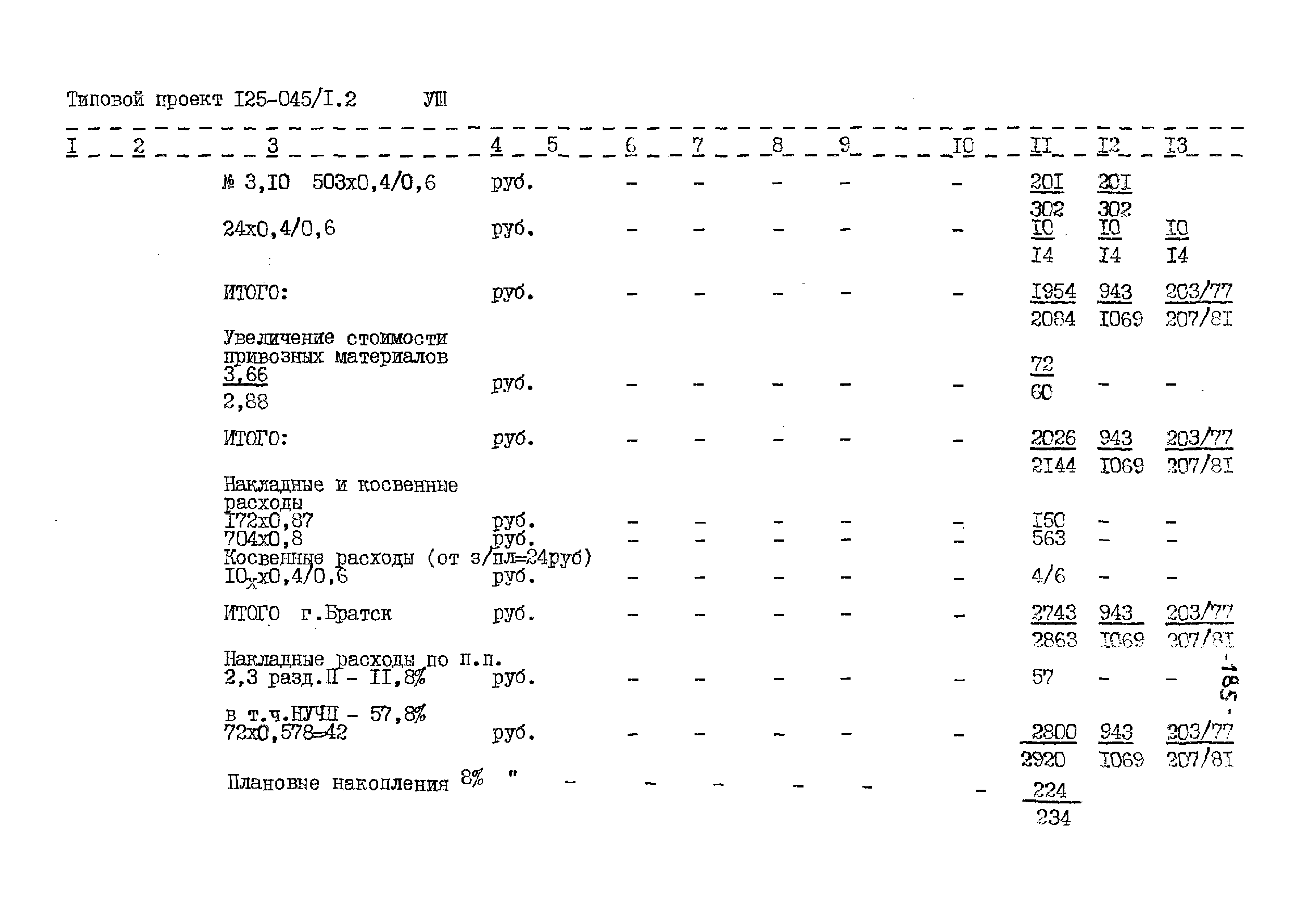 Типовой проект 125-045/1.2