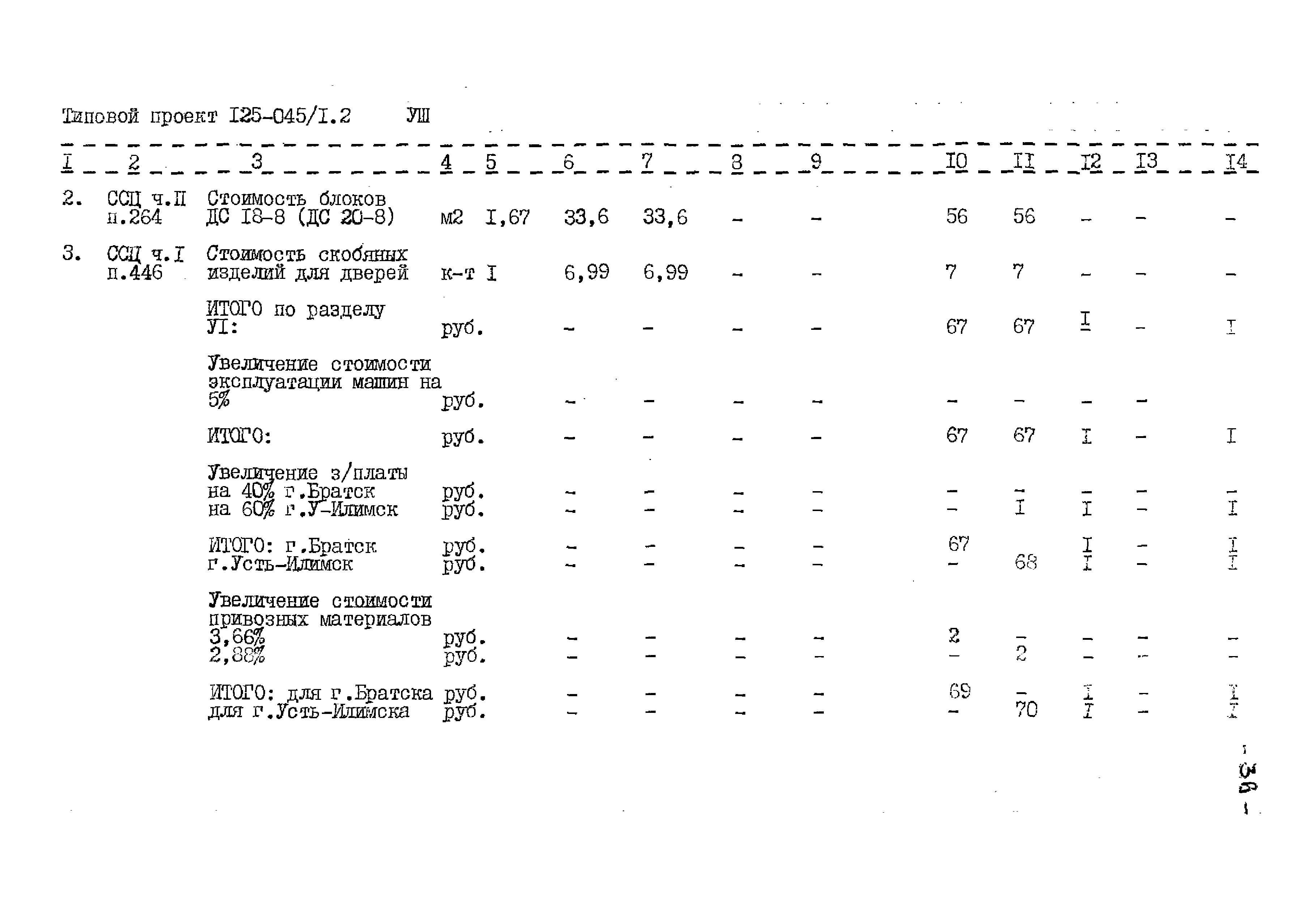 Типовой проект 125-045/1.2