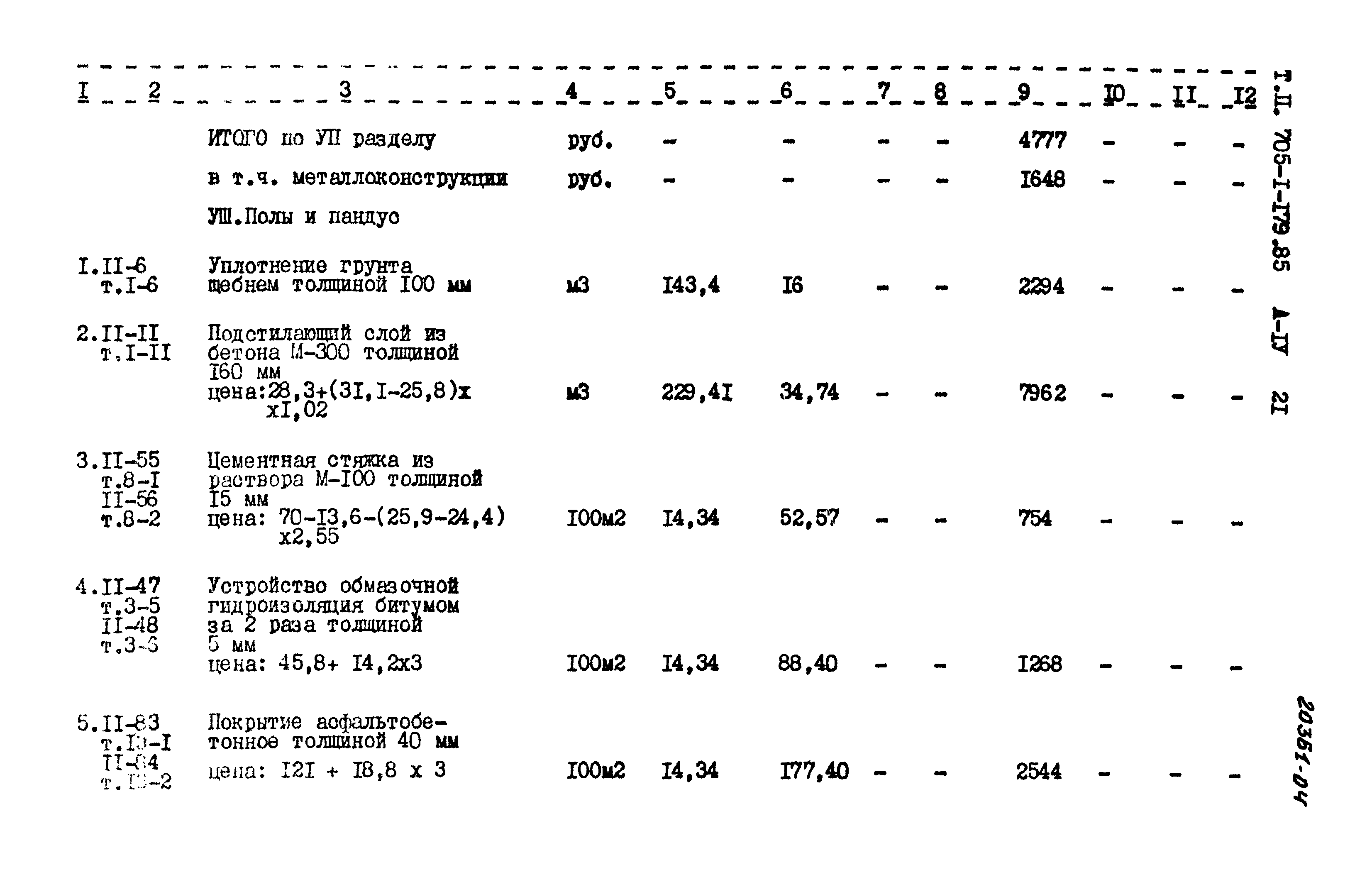 Типовой проект 705-1-179.85