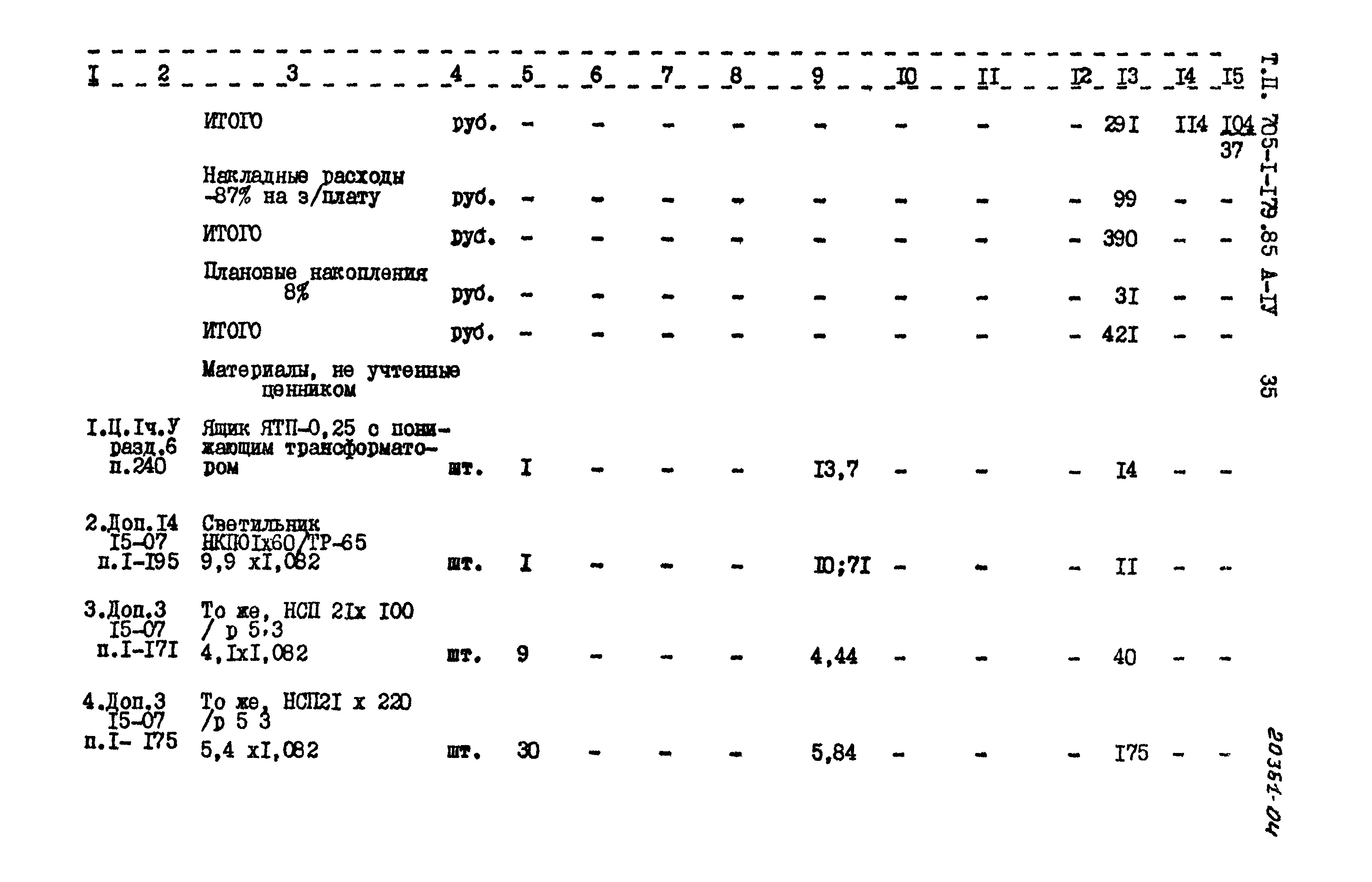 Типовой проект 705-1-179.85