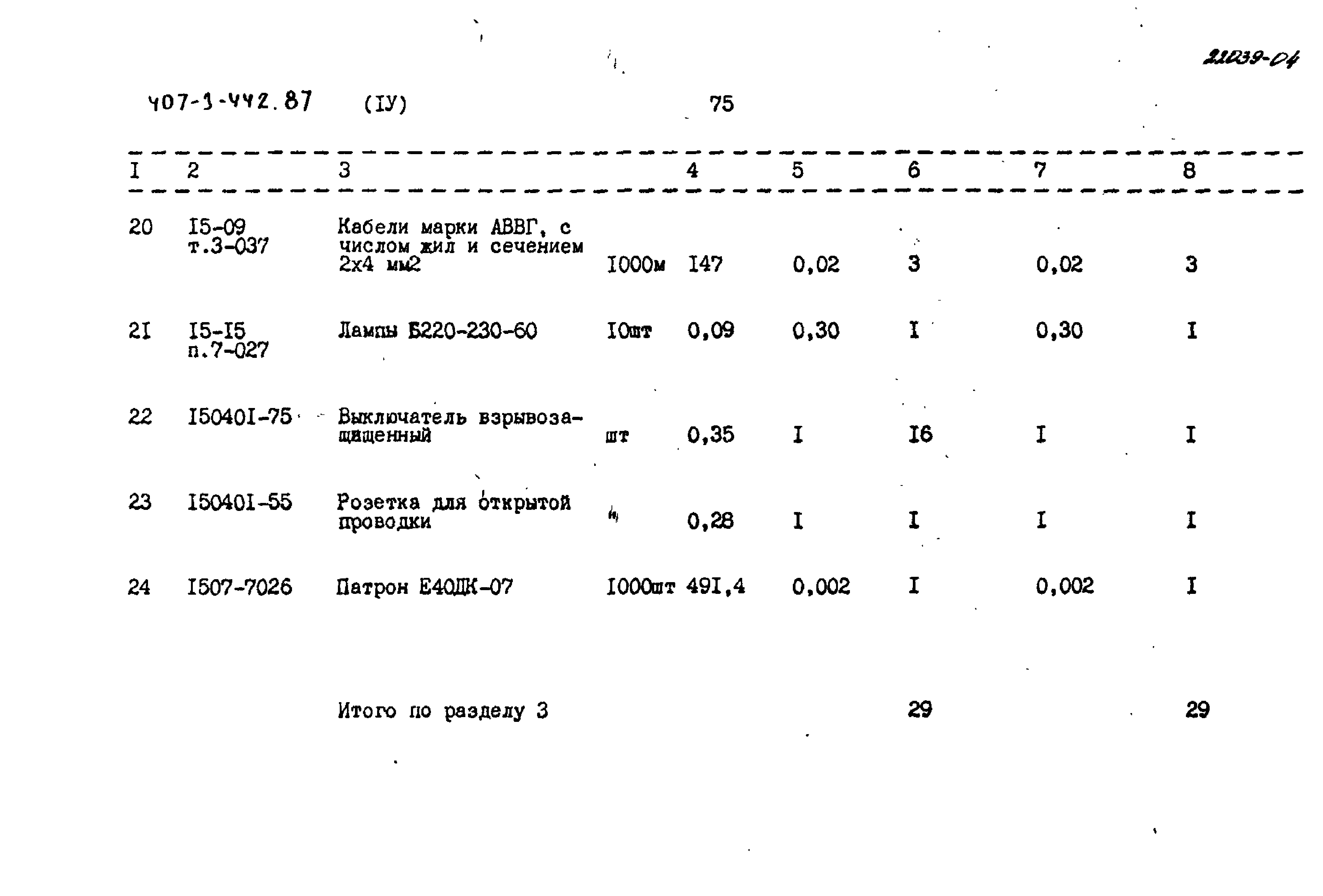 Типовой проект 407-3-442.87