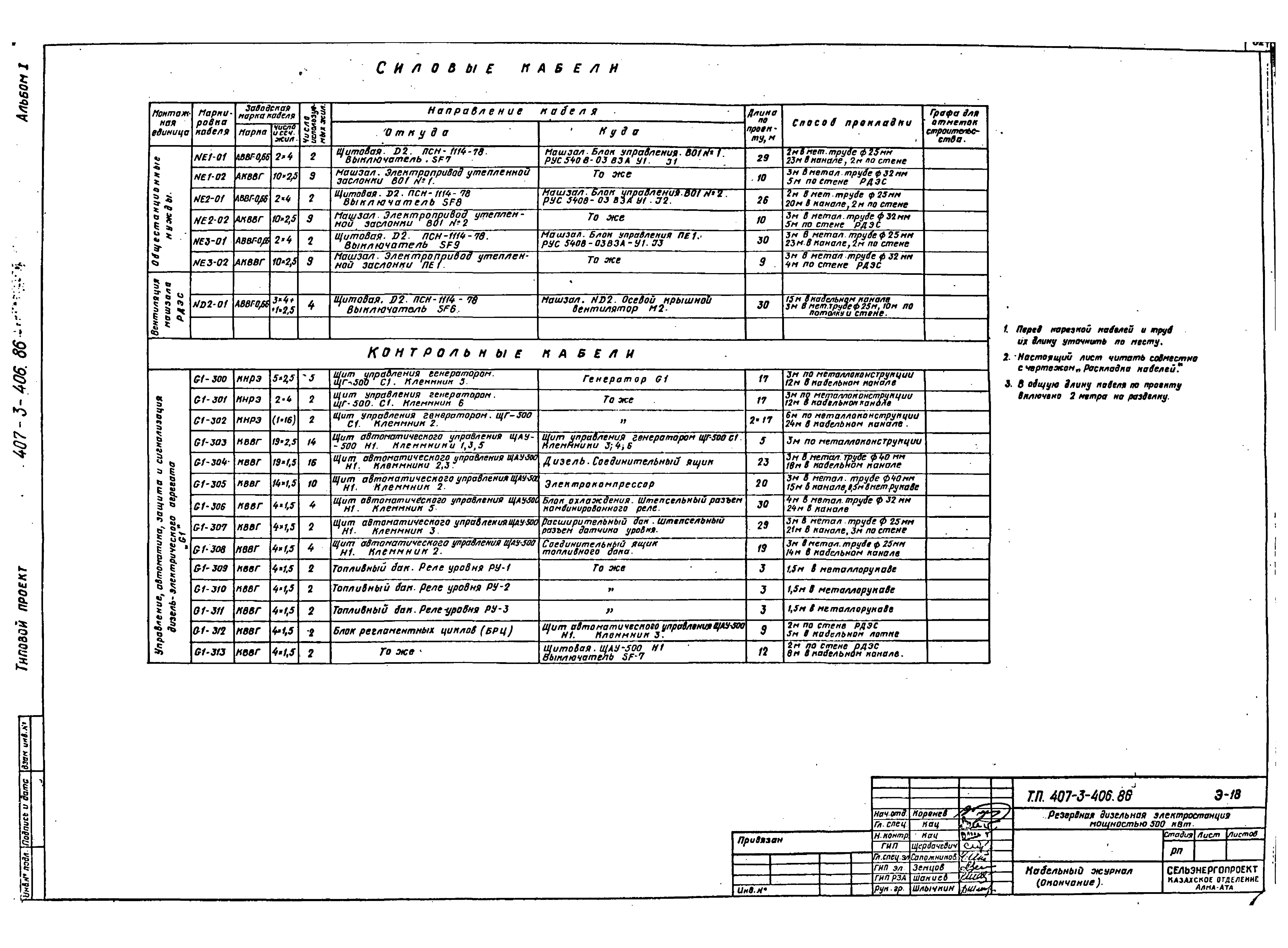 Типовой проект 407-3-406.86