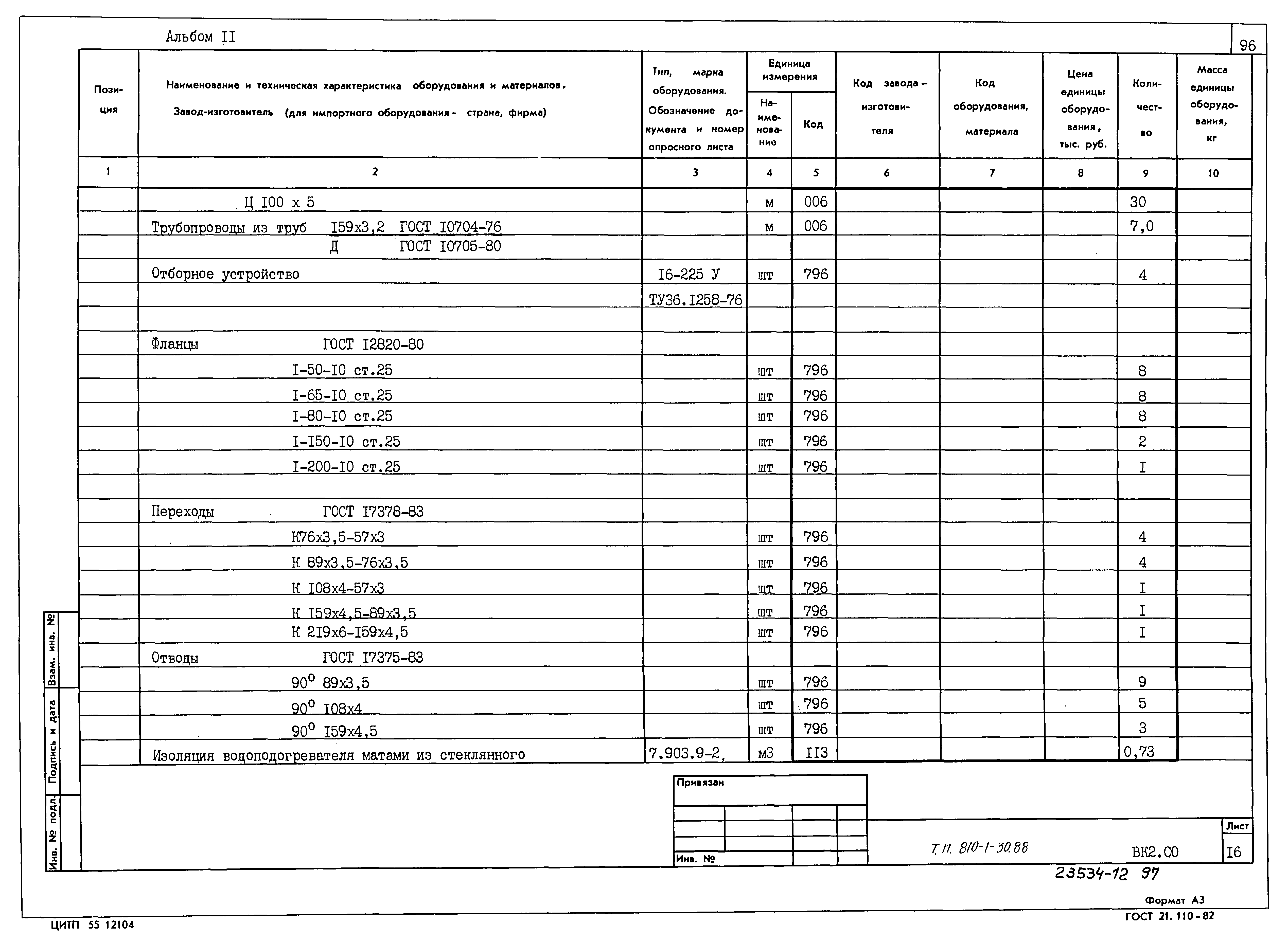 Типовой проект 810-1-30.88