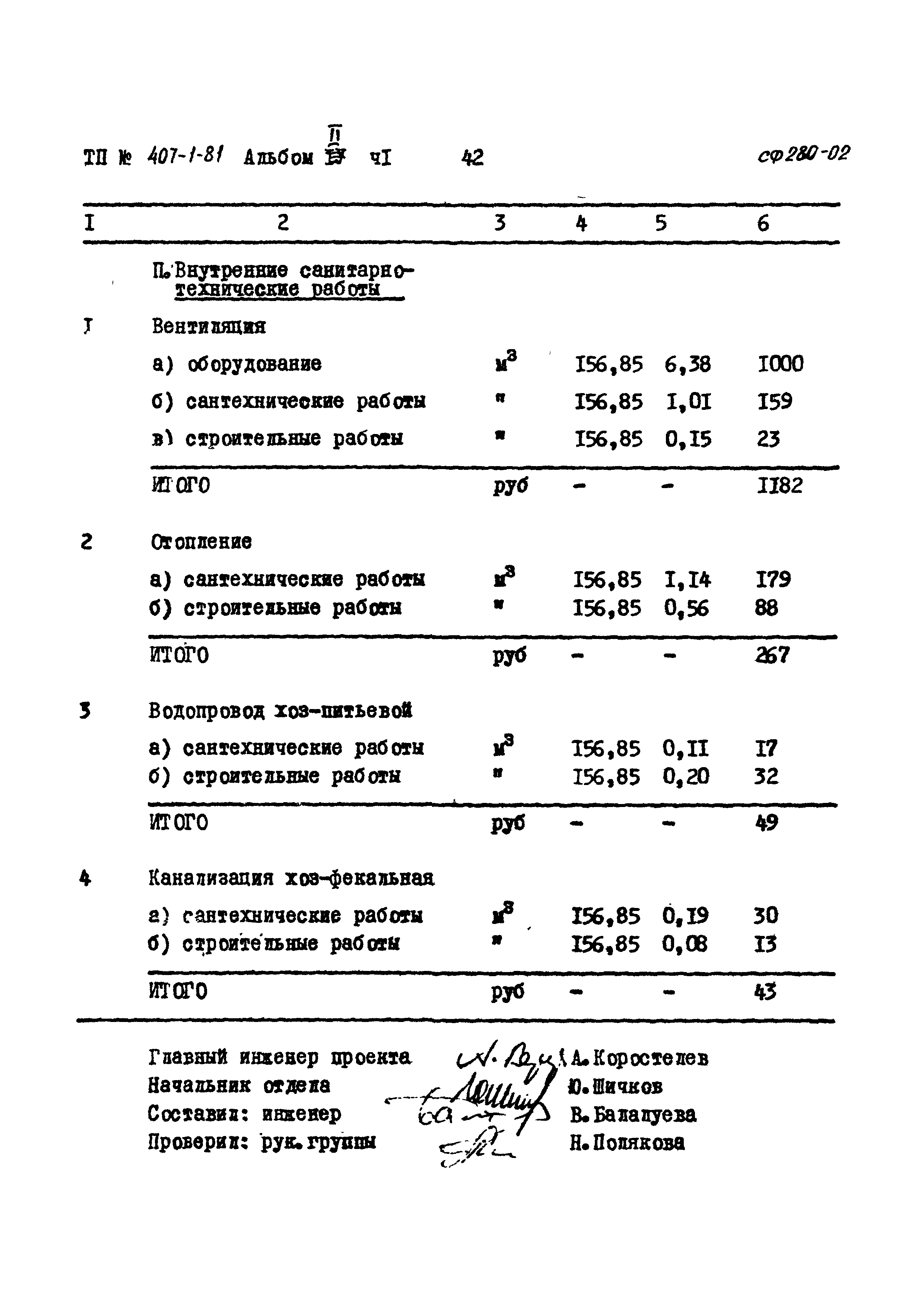 Типовой проект 407-1-81