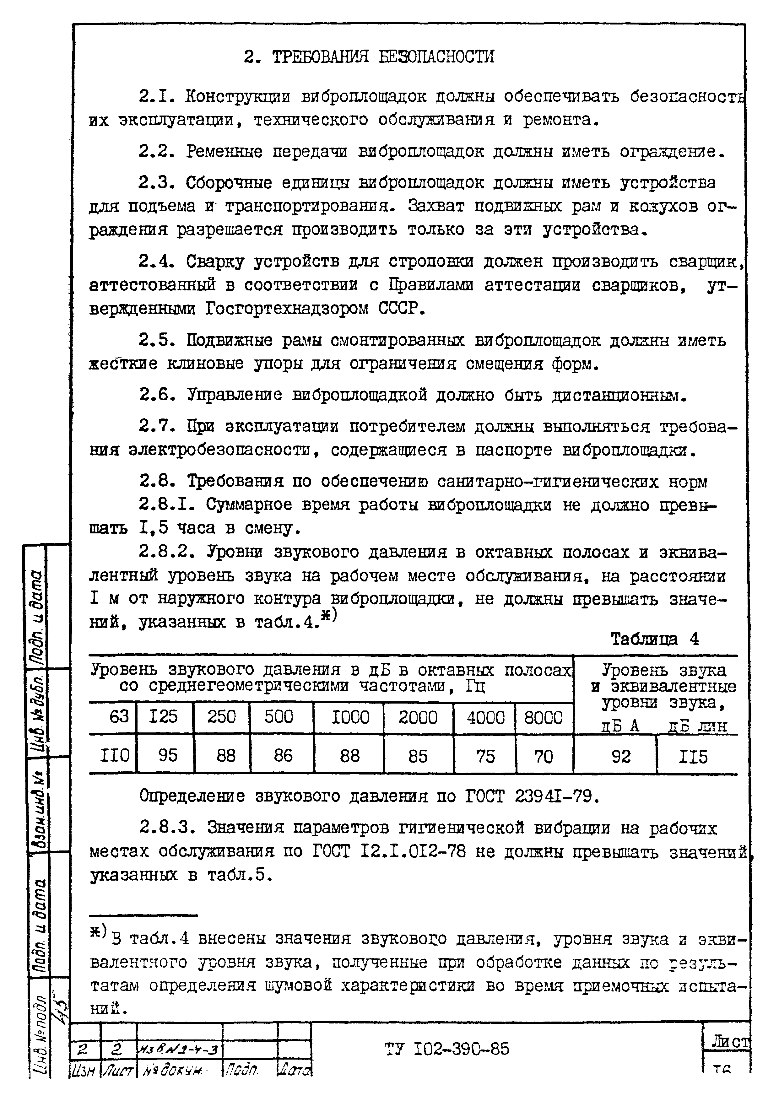 ТУ 102-390-85