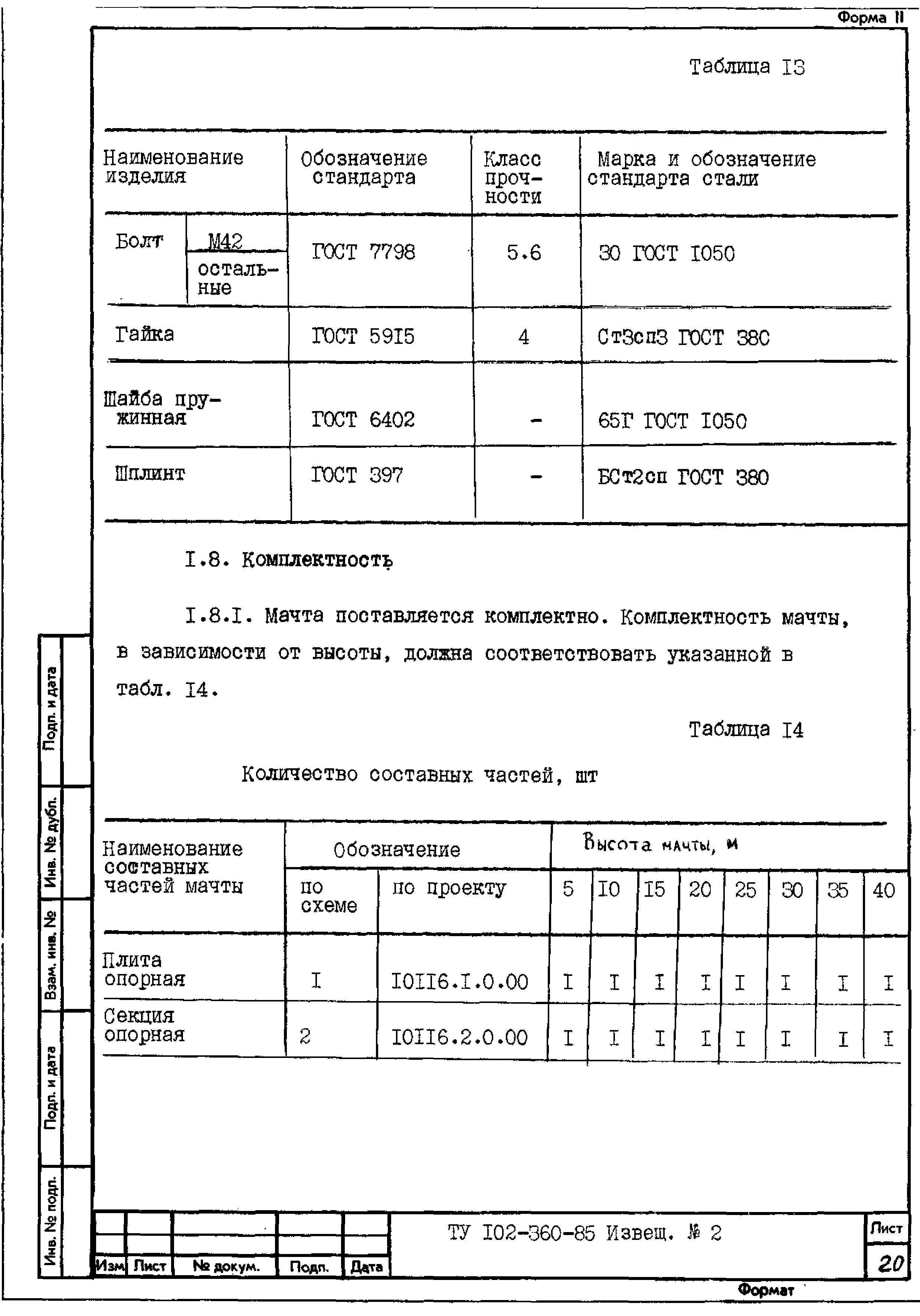 ТУ 102-360-85