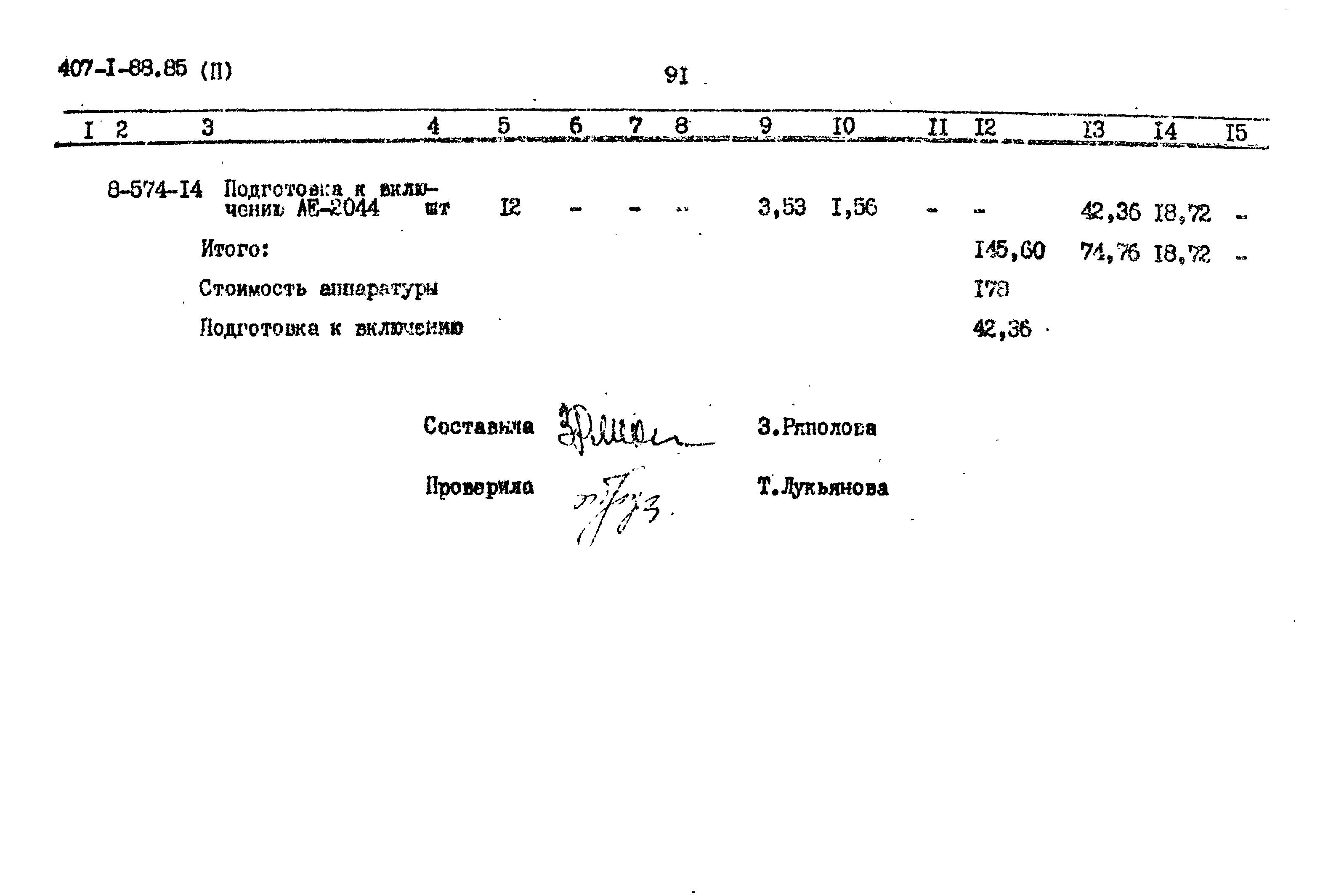 Типовой проект 407-1-88.85