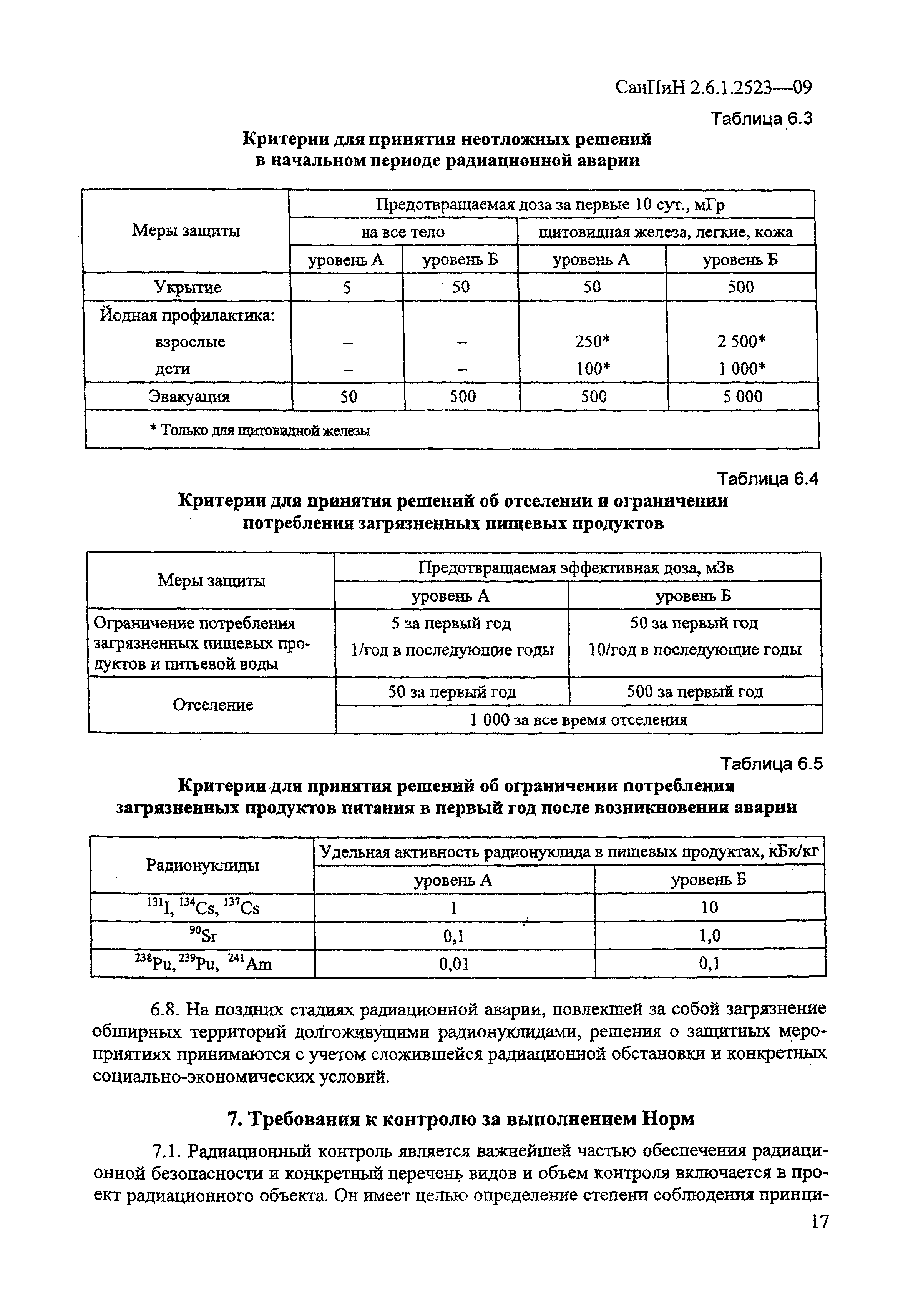 СанПиН 2.6.1.2523-09