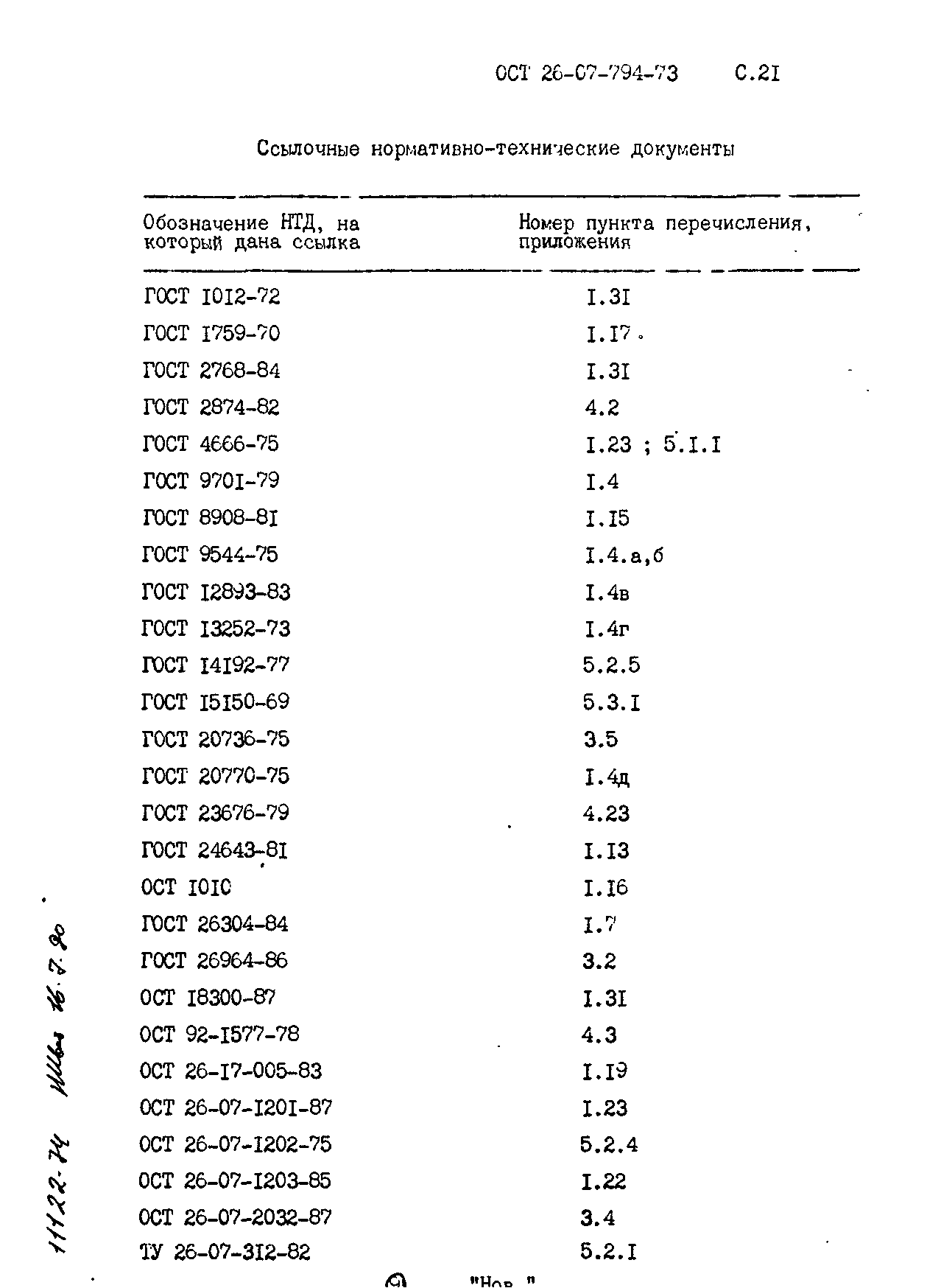 ОСТ 26-07-794-73