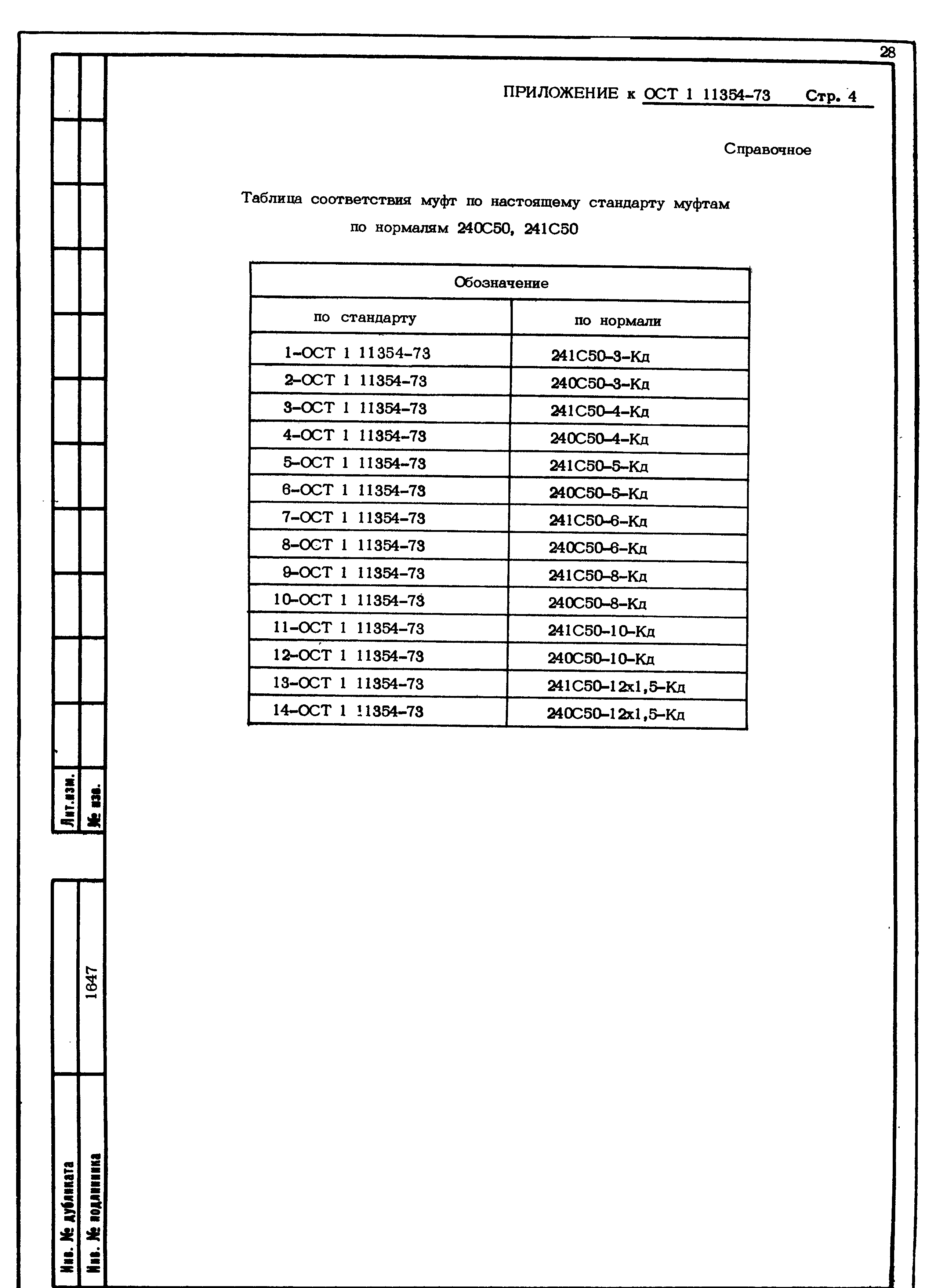ОСТ 1 11354-73