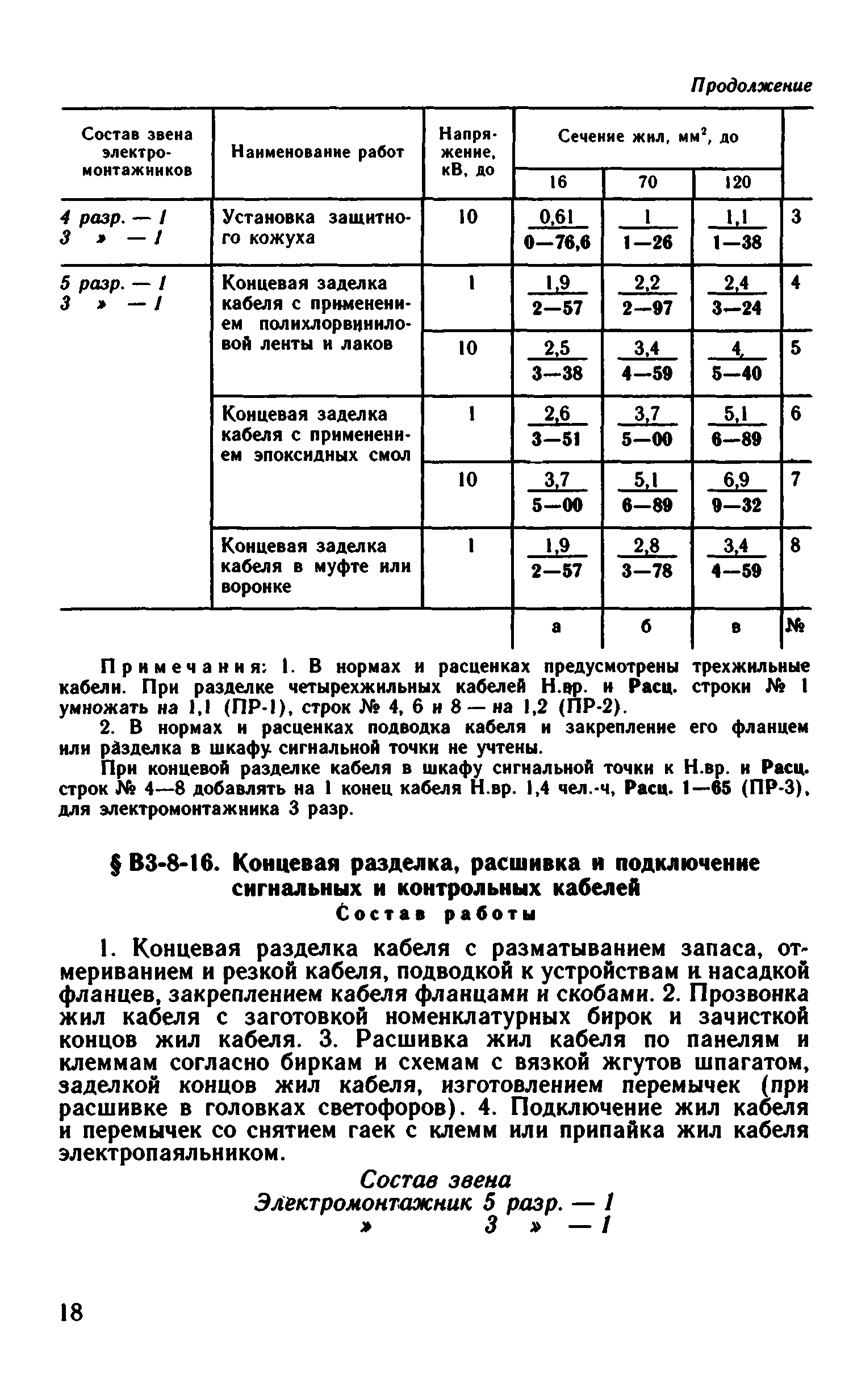 ВНиР В3-8