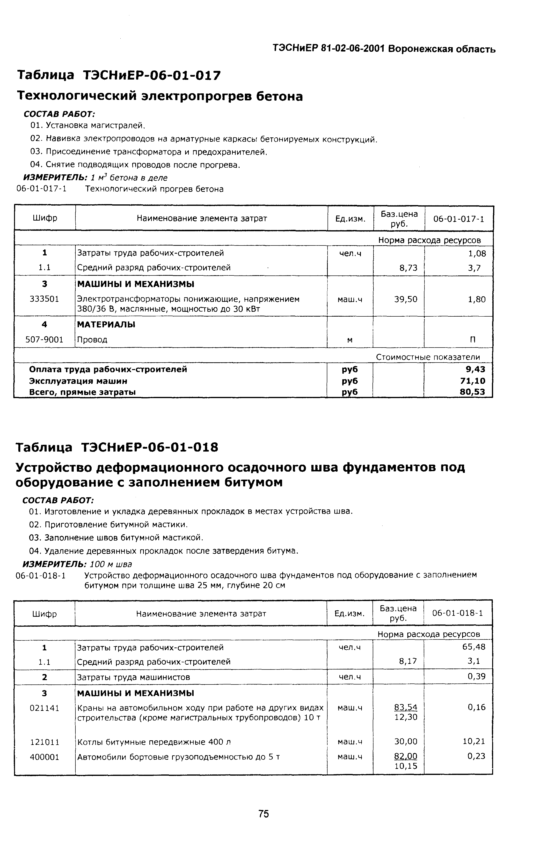 ТЭСНиЕР Воронежской области 81-02-06-2001