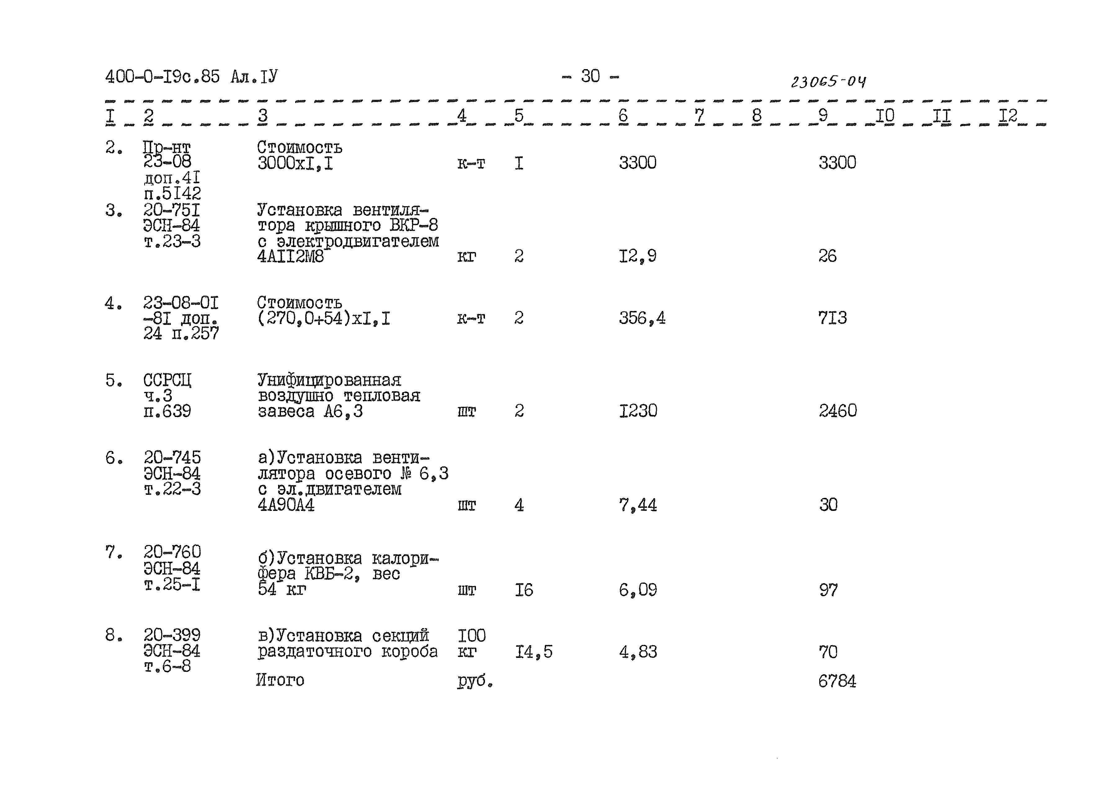 Типовые проектные решения 400-0-19с.85