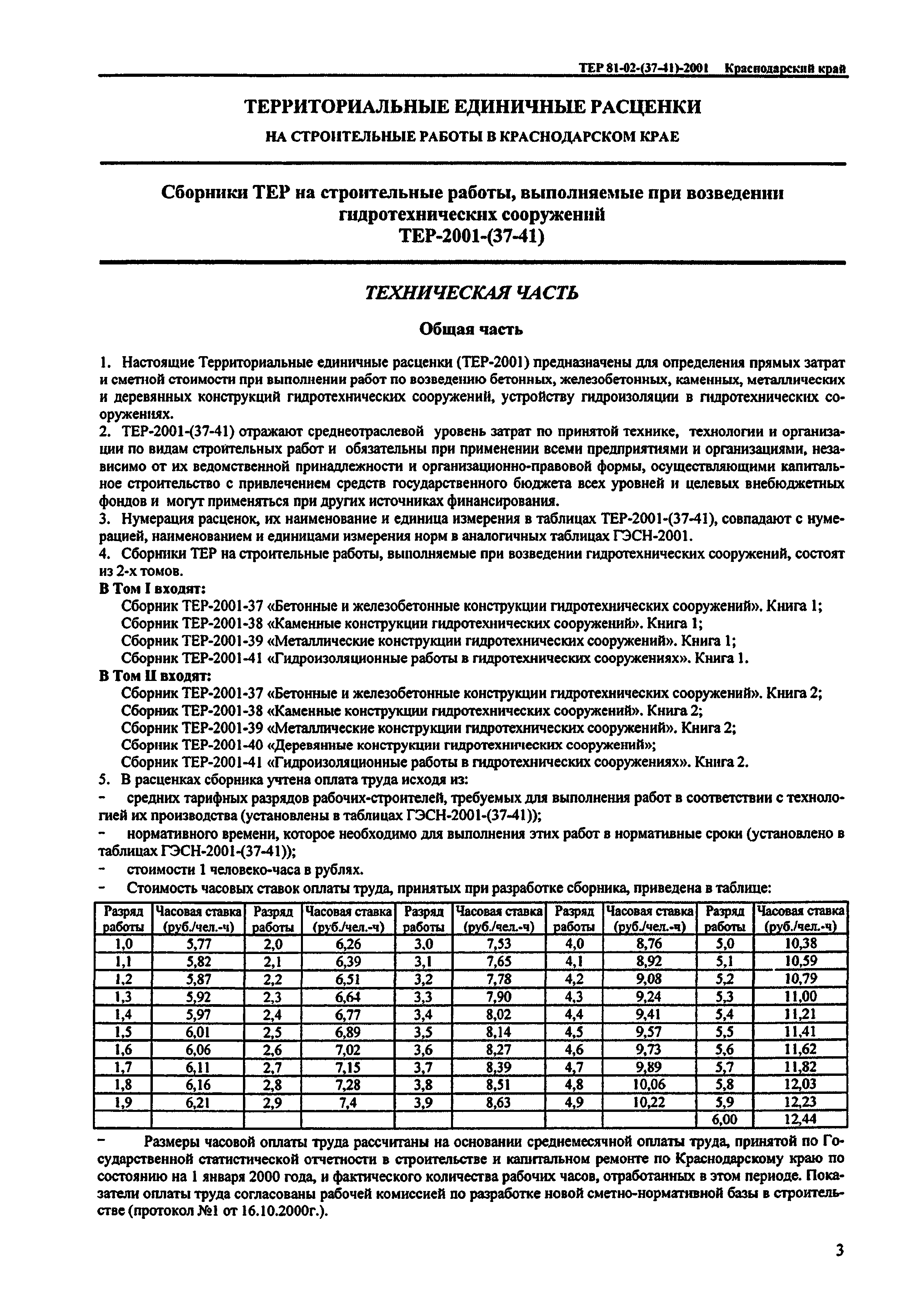 ТЕР Краснодарского края 2001-40