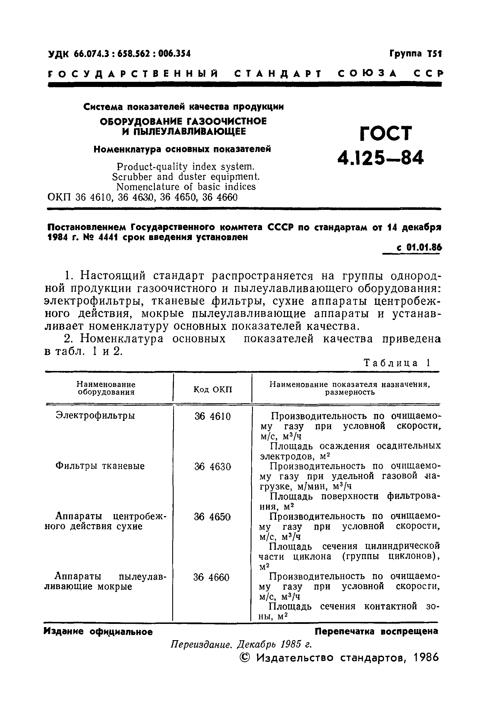 ГОСТ 4.125-84