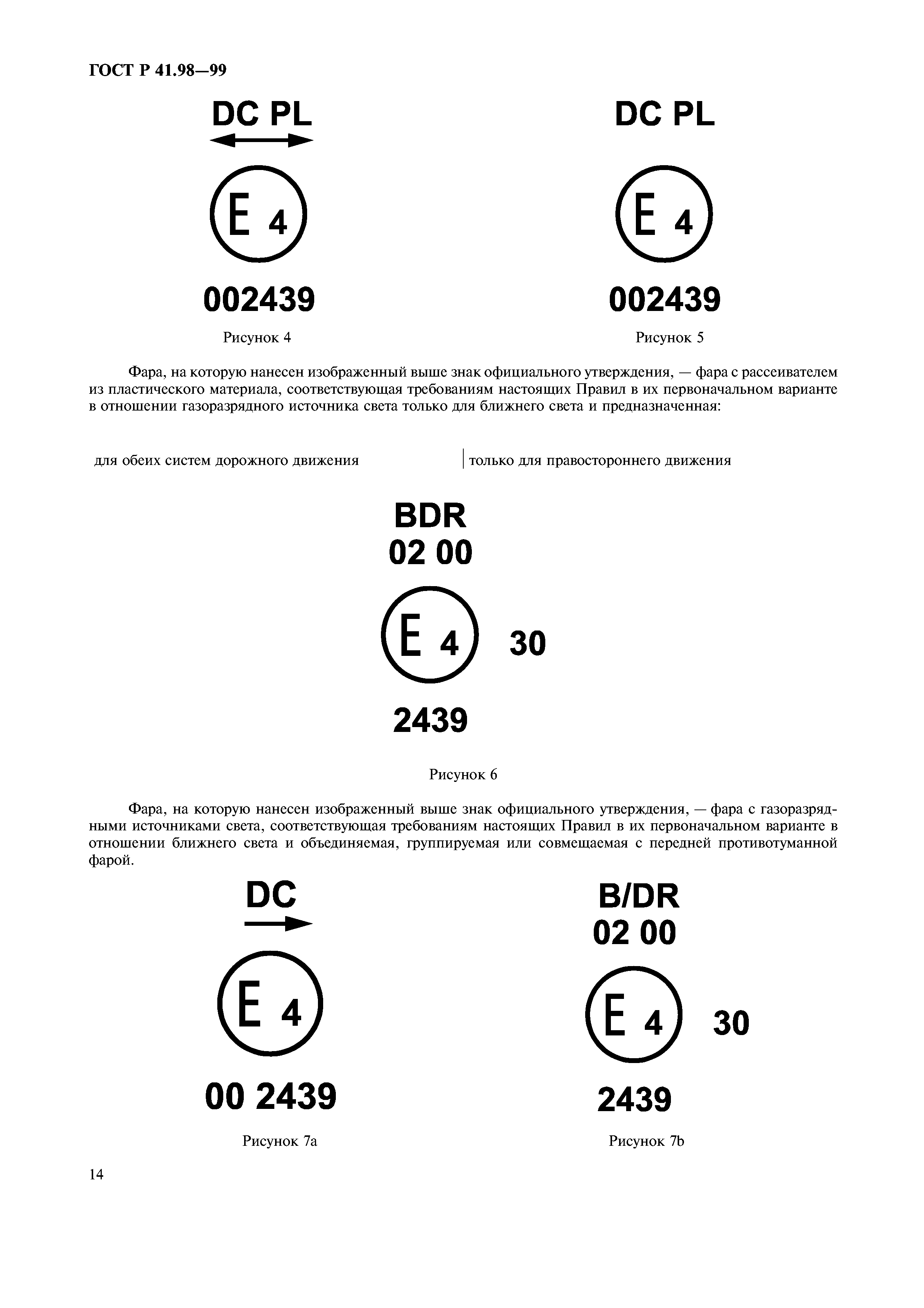 ГОСТ Р 41.98-99